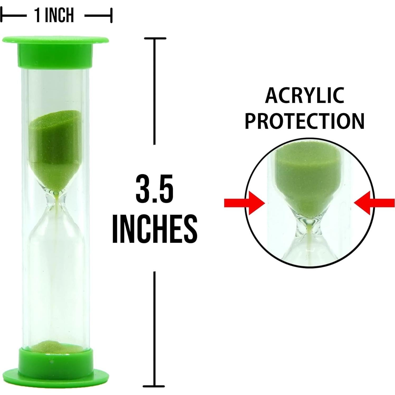 Reloj de Arena TeacherFav Set 3 Piezas 1-2-5 Minutos