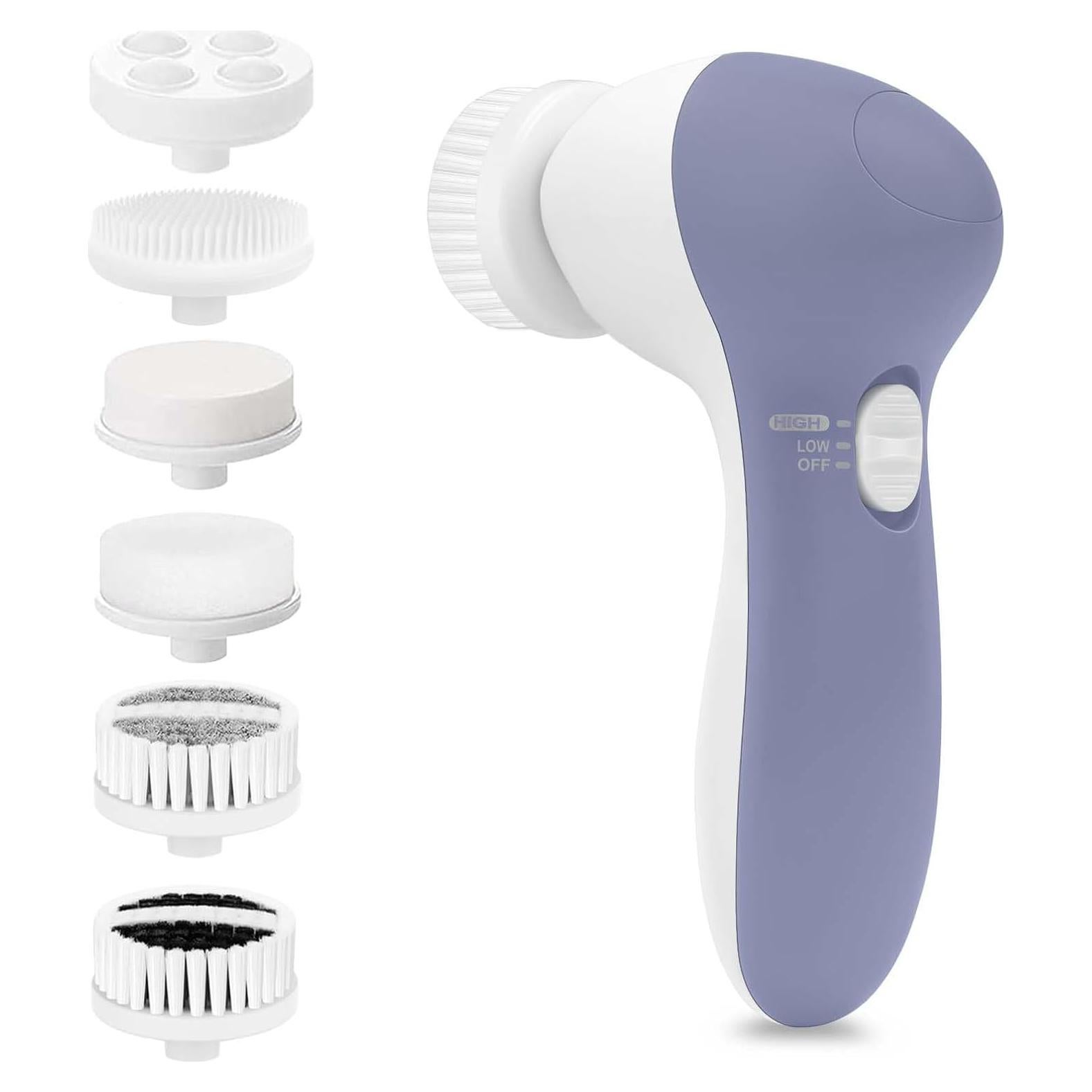Cepillo Facial Eléctrico CLSEVXY 6 en 1 con 6 Cabezas