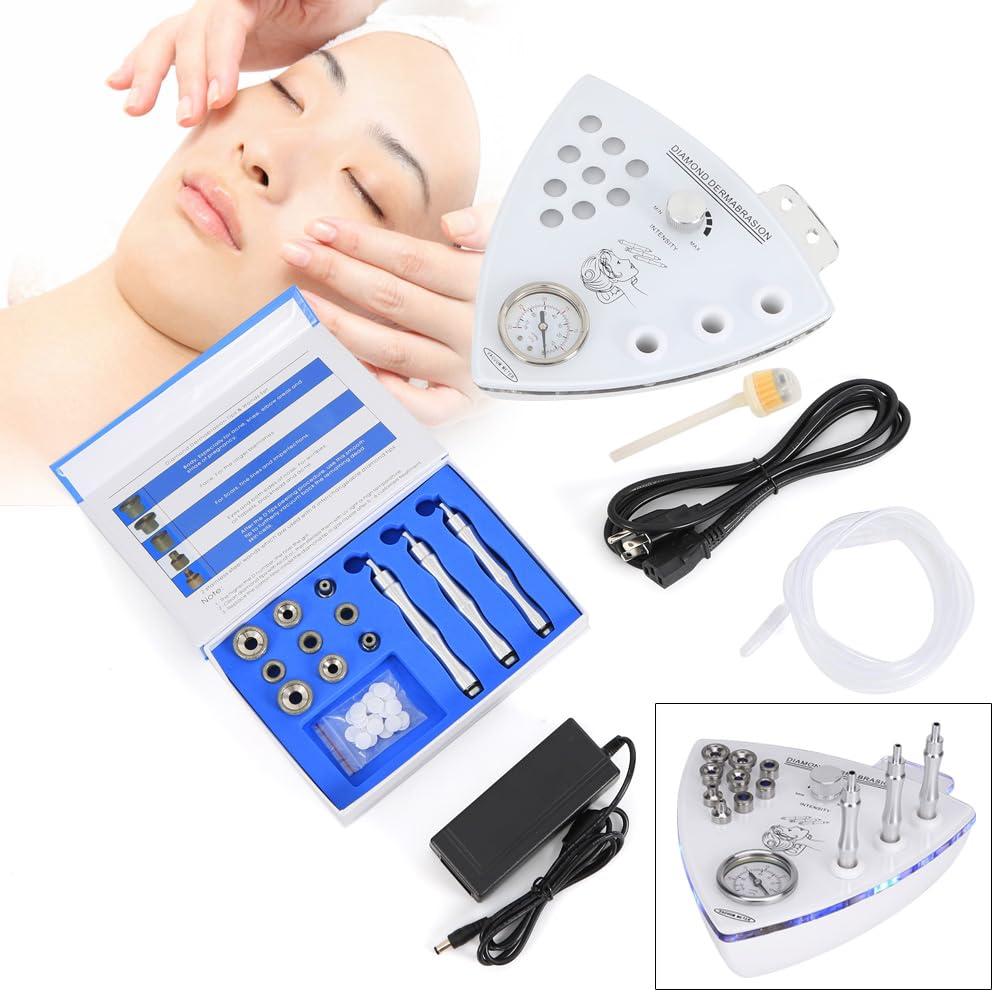 Diamond Microdermabrasion Machine, 110V Professional Facial Skin Care Salon Equipment Esthetician Supplies with Vacuum Tube, 10.5W Working Frequency, 9.1*9.8*3.1 inch