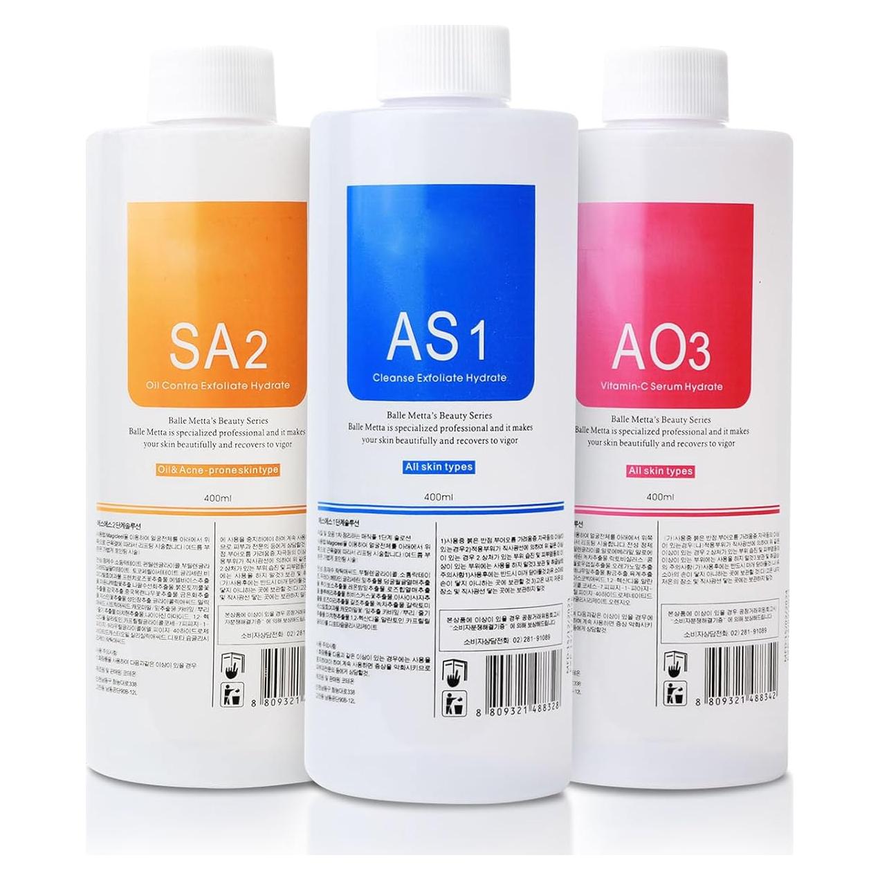 Solución Hidro Peeling Nielies AS1 SA2 AO3 - 3 Tipos Piel