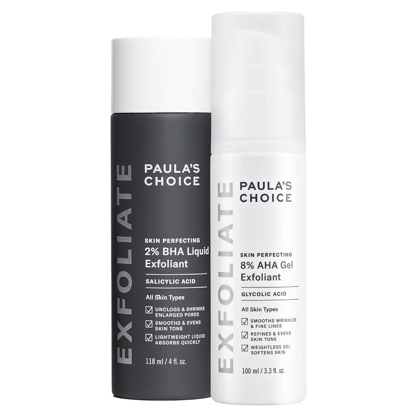 Exfoliante Facial Gel AHA 8% BHA 2% Paula's Choice 107,7 ml