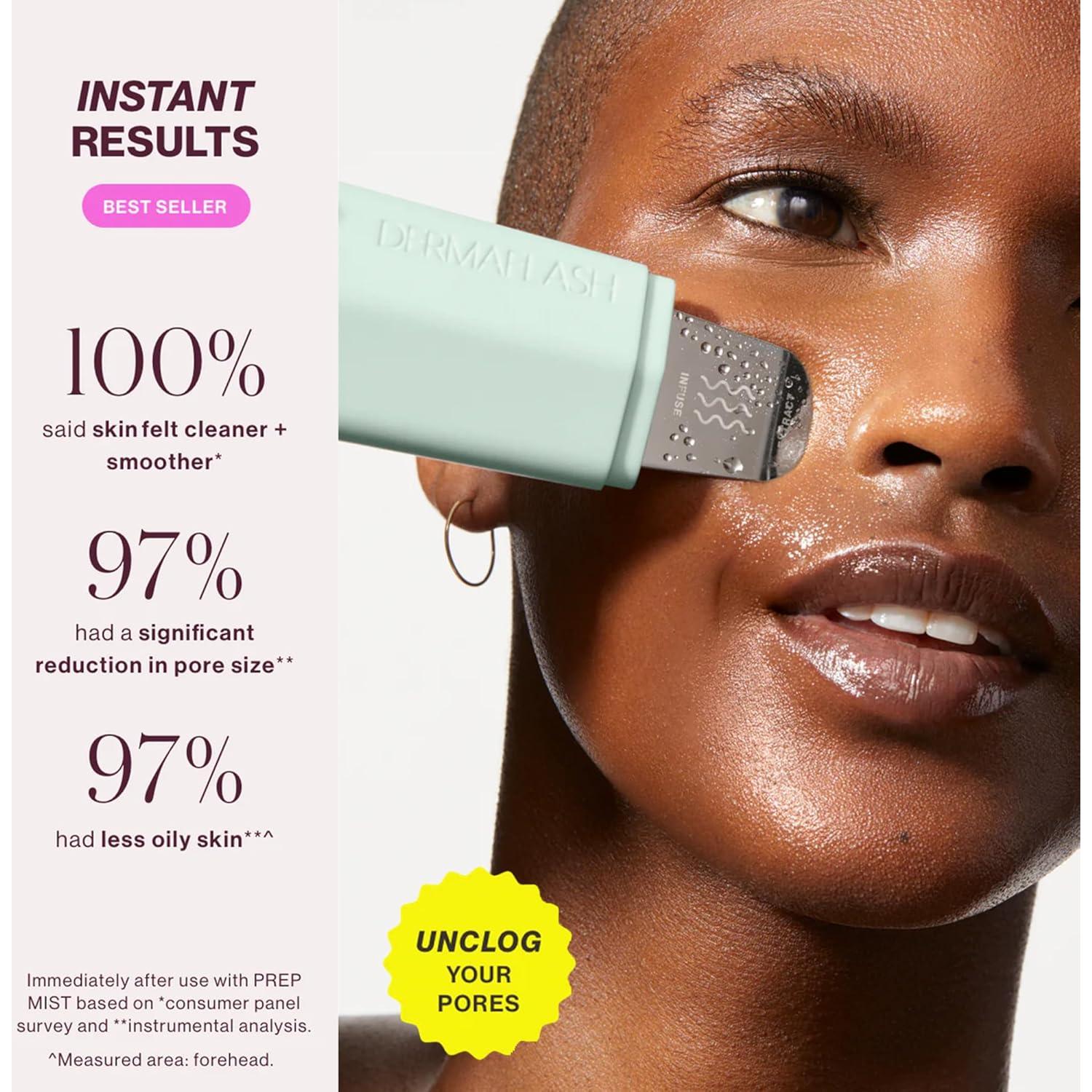 Extractor de Poros Ultrasonico Dermaflash Dermapore+ 2 en 1