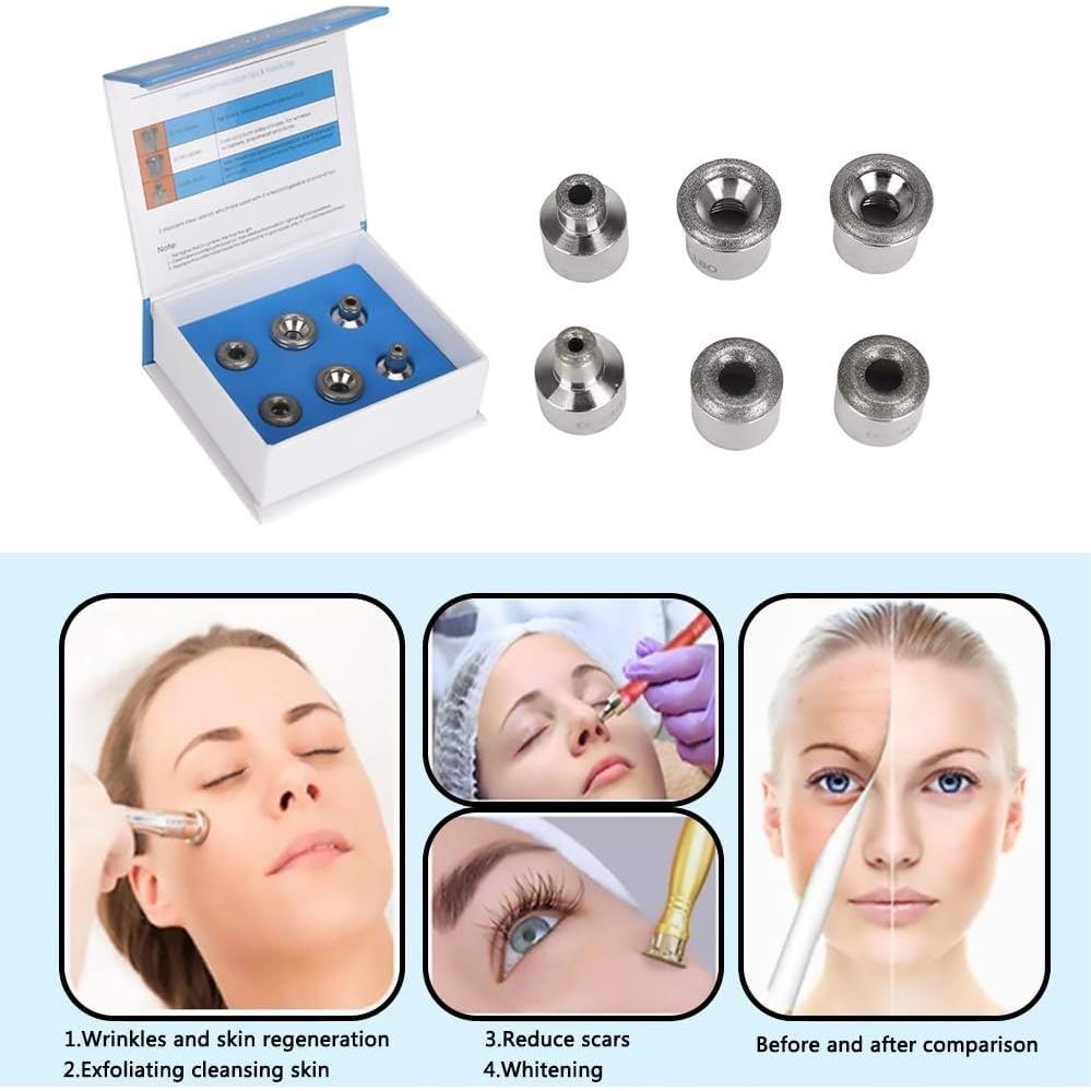 Puntas de Diamante para Dermabrasión mcwdoit 6PCS 1.40cm