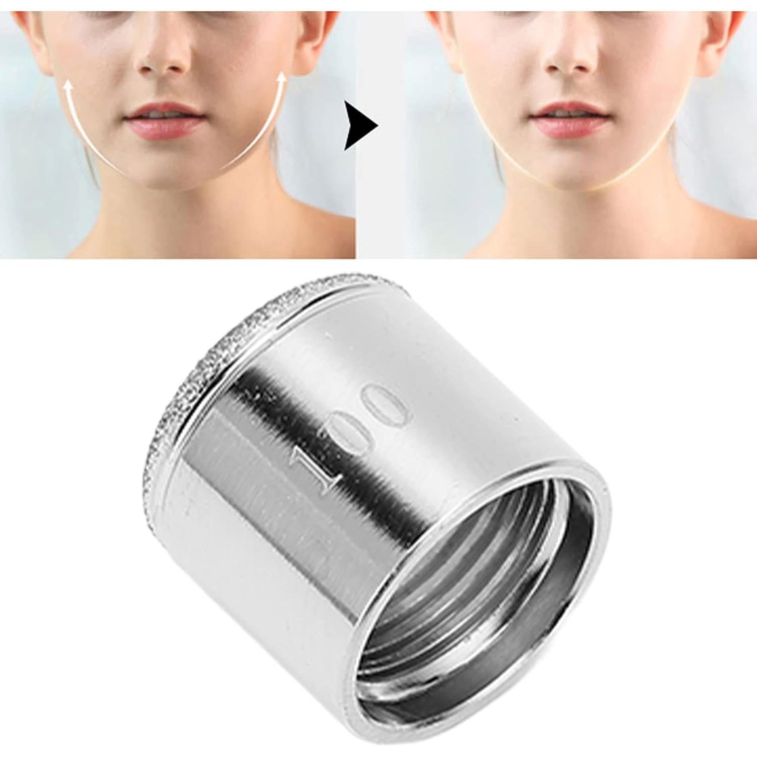 Punta de Reemplazo para Dermabrasión GOTOTOP 100# Acero Inoxidable