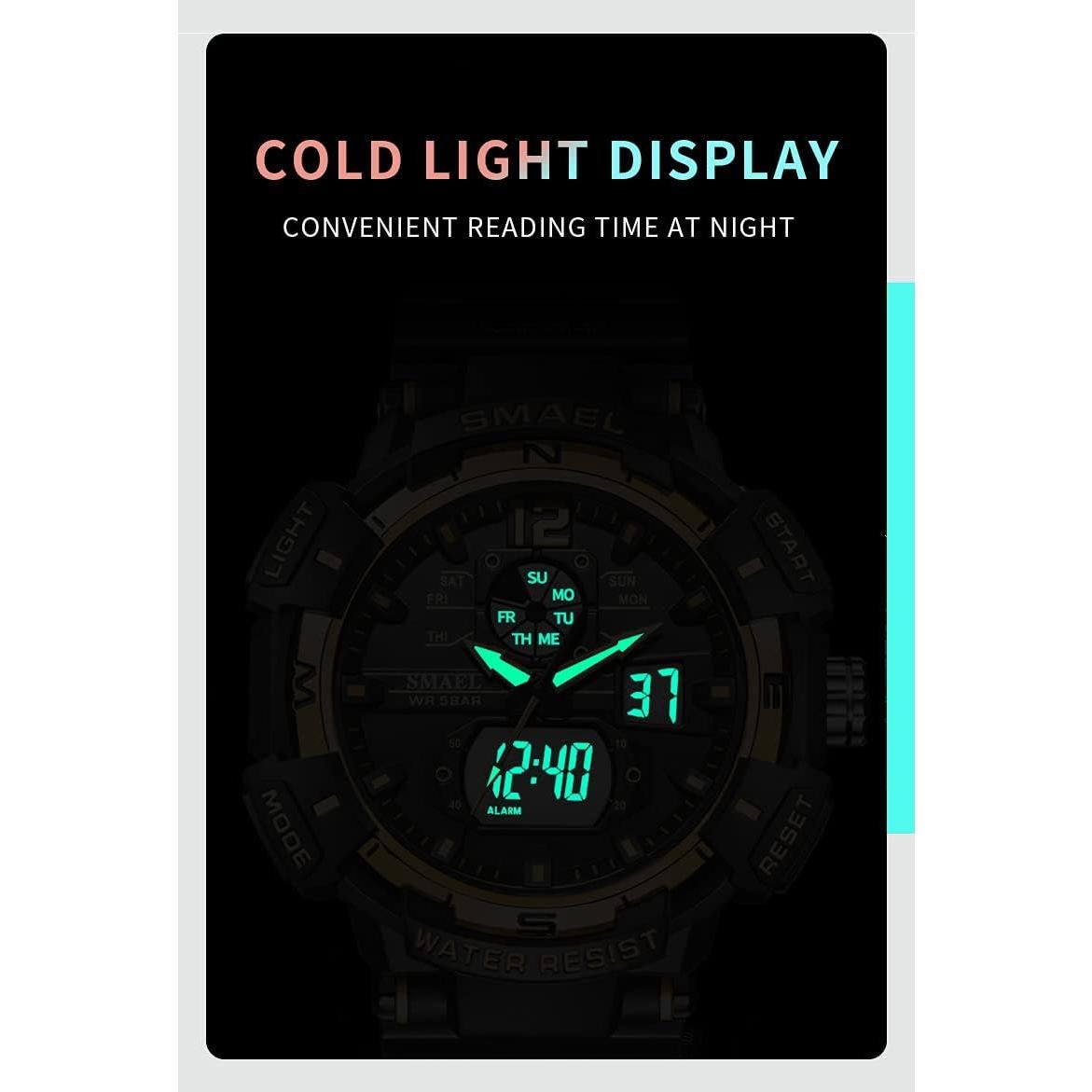 Reloj Deportivo KXAITO Militar Impermeable Multifuncional