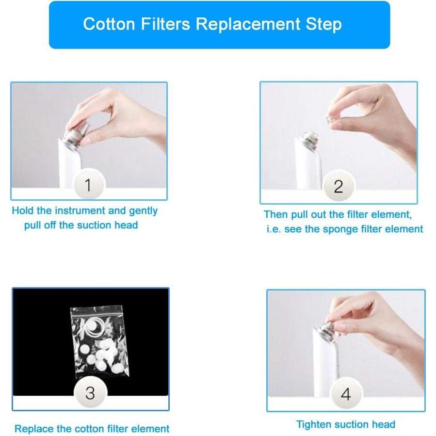 Filtros de Algodón YUYTE para Máquina de Belleza - 500 Piezas 15mm