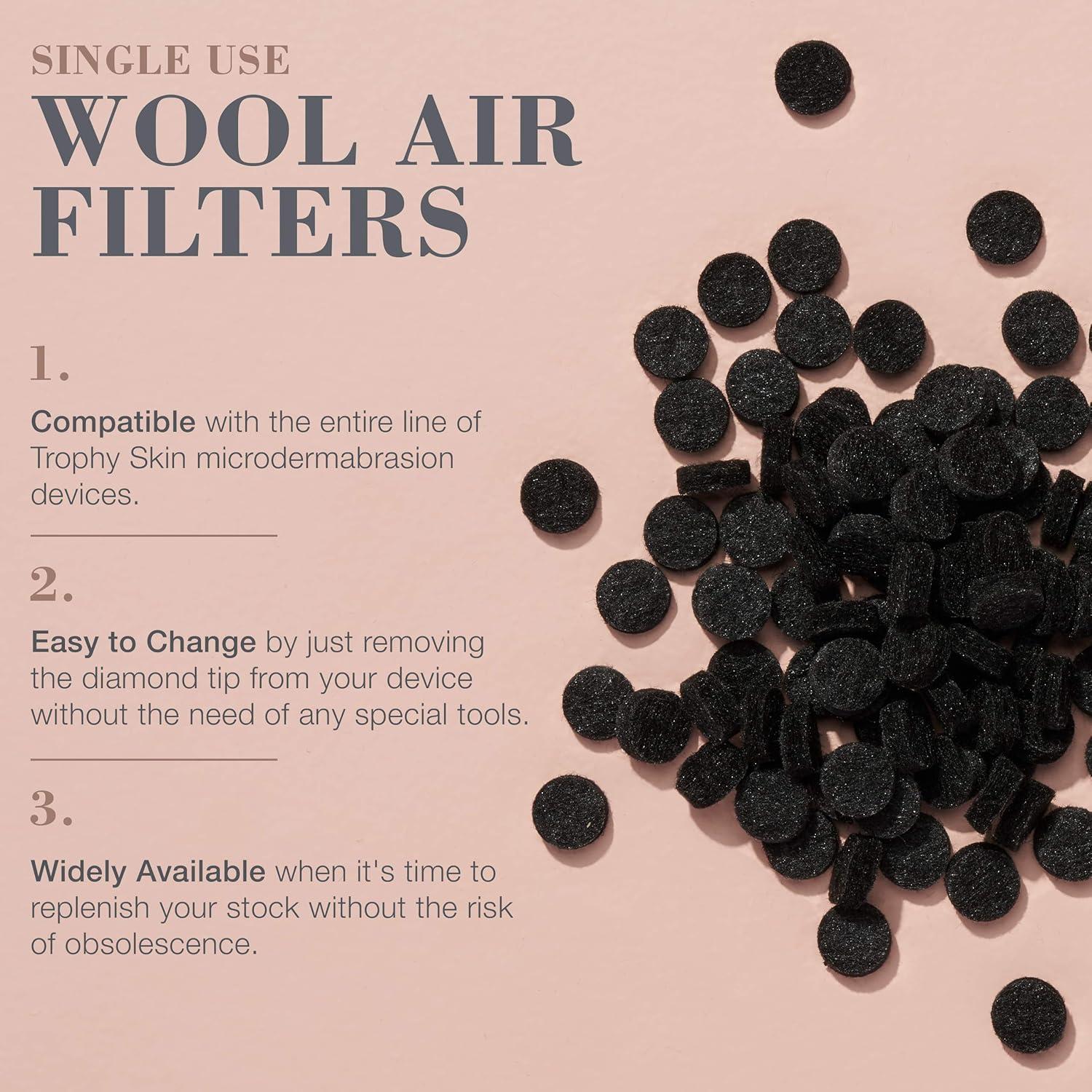 Filtros de Reemplazo Trophy Skin para Microdermoabrasión - Paquete de 100