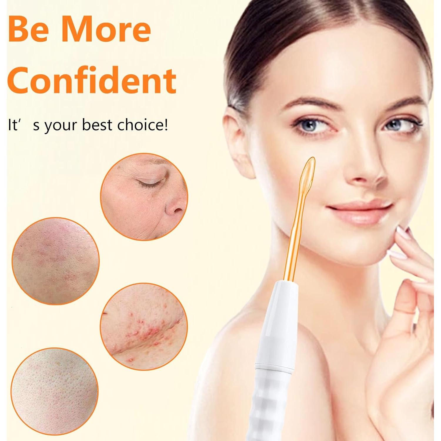 Varita Facial de Alta Frecuencia CS003 - Cuidado Facial Multifuncional