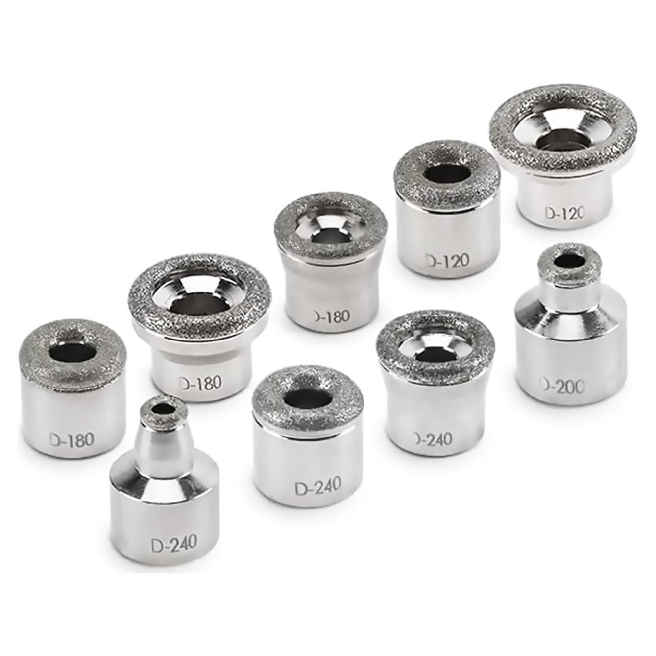 Diamond Dermabrasion Head, Microdermabrasion 9 Tips, Facial Exfoliator Tool for Home