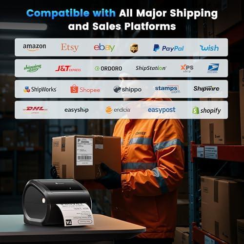 Impresora de Etiquetas Térmicas Phomemo D520BT 10x15 cm Bluetooth