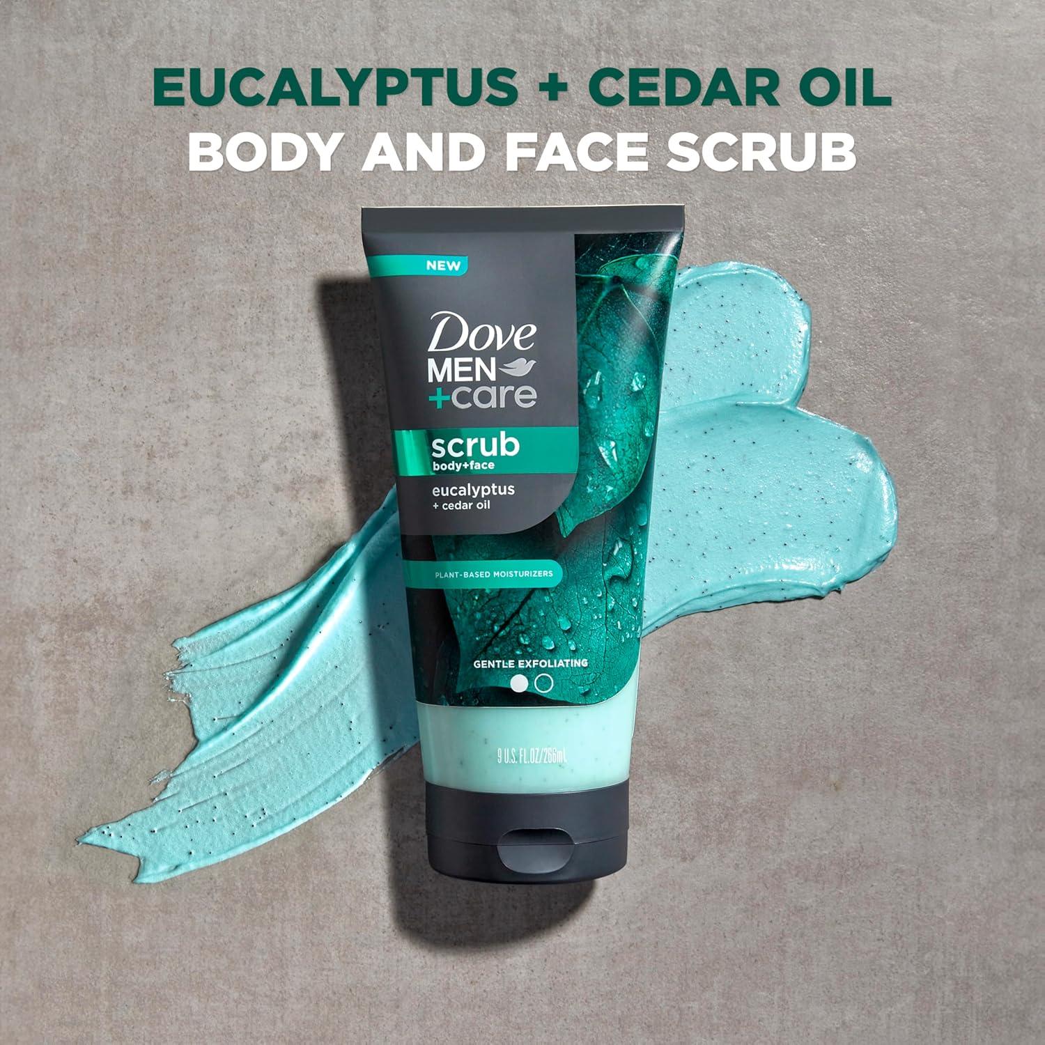 Exfoliante Corporal y Facial Dove Men+Care Eucalipto 250ml
