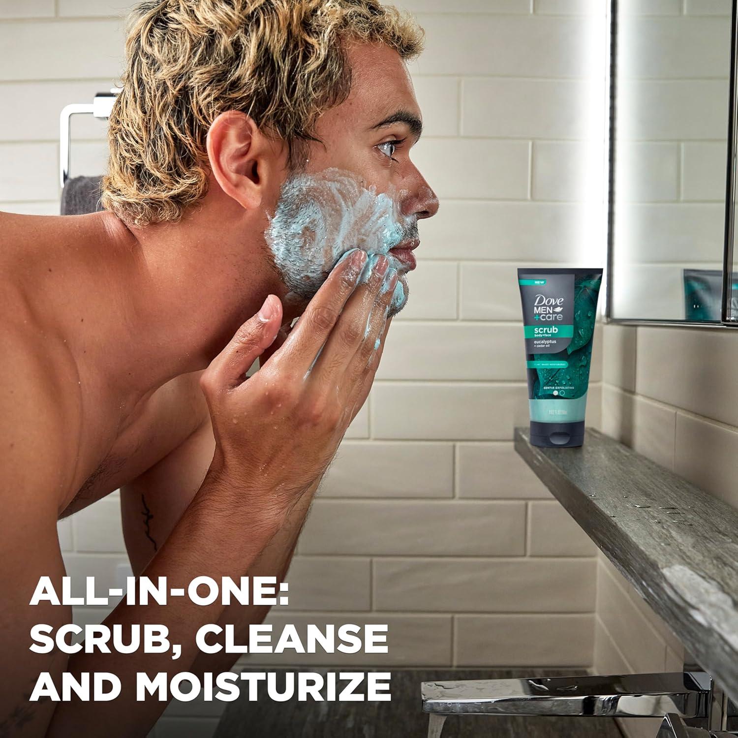 Exfoliante Corporal y Facial Dove Men+Care Eucalipto 250ml