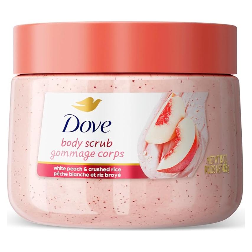 Exfoliante Corporal Dove Durazno Blanco y Arroz 425 g