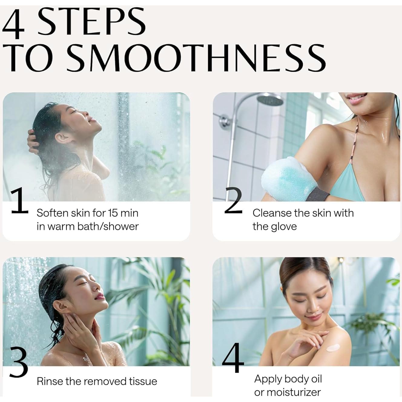 Guante Exfoliante Coreano Wonder Family - Ducha 1 Unidad