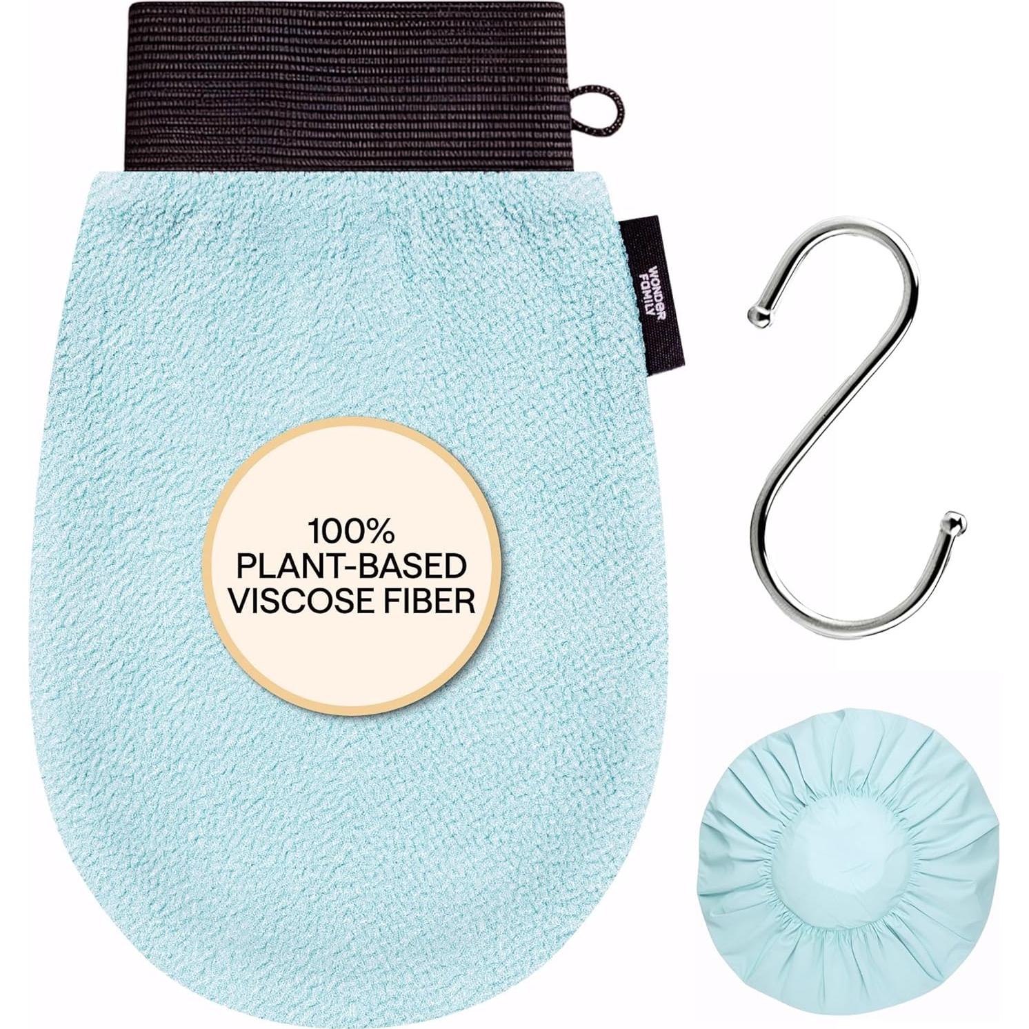 Guante Exfoliante Coreano Wonder Family - Ducha 1 Unidad