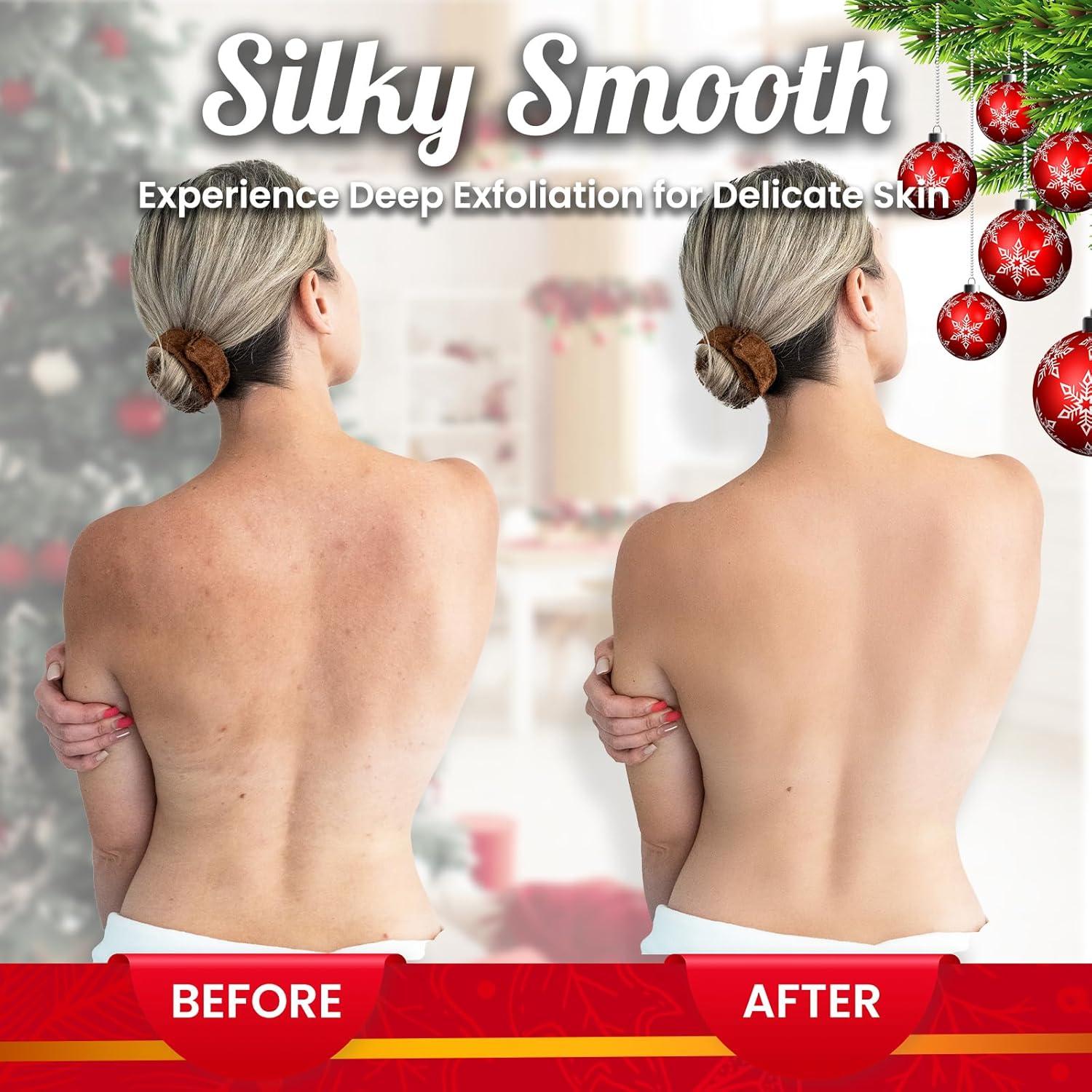 Guantes de Baño Exfoliantes Ereetowel 6 Piezas Anti-Encogimiento