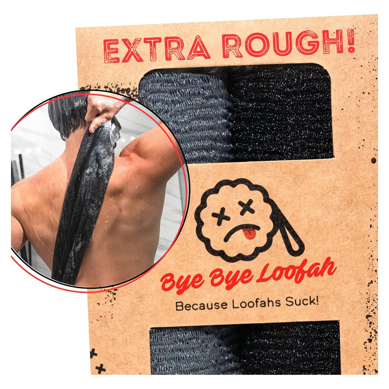 Paño Exfoliante Extra Grueso Bye Bye Loofah - 2 Unidades