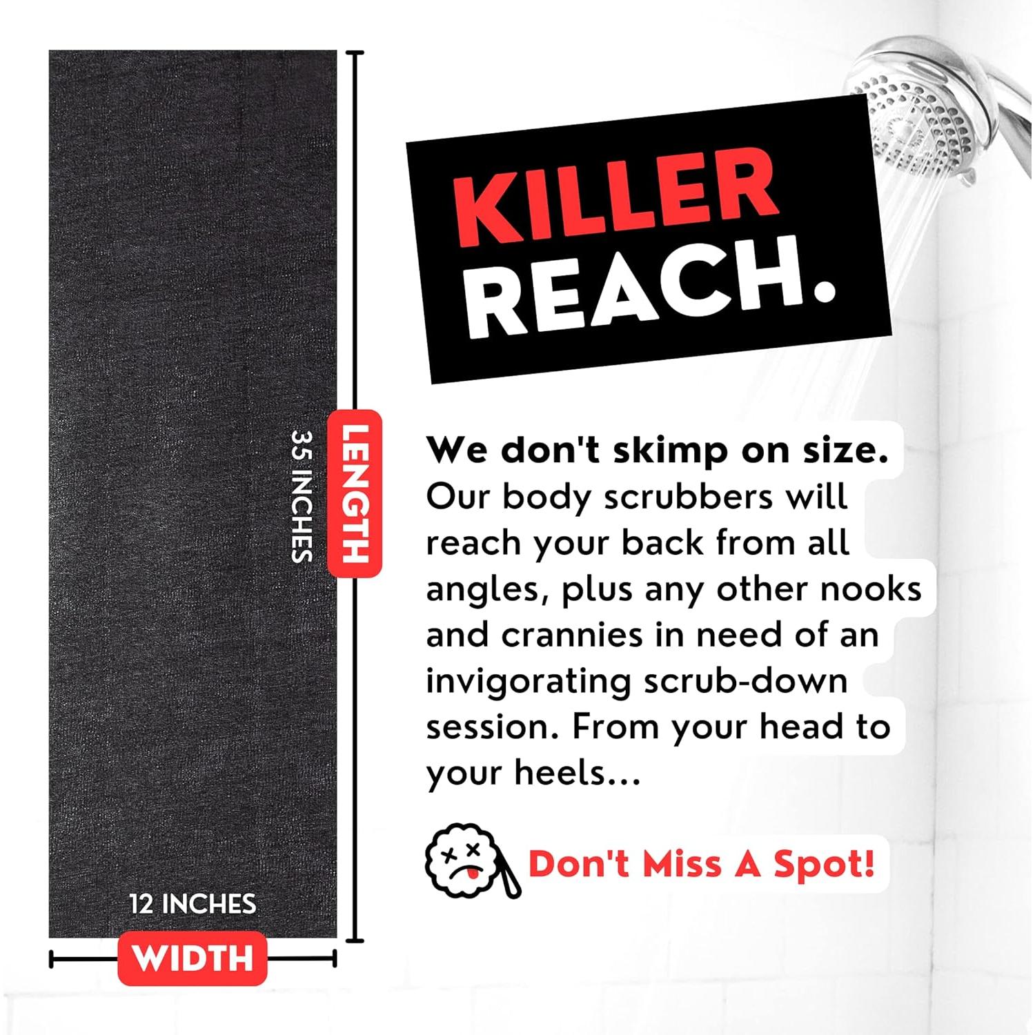 Paño Exfoliante Extra Grueso Bye Bye Loofah - 2 Unidades