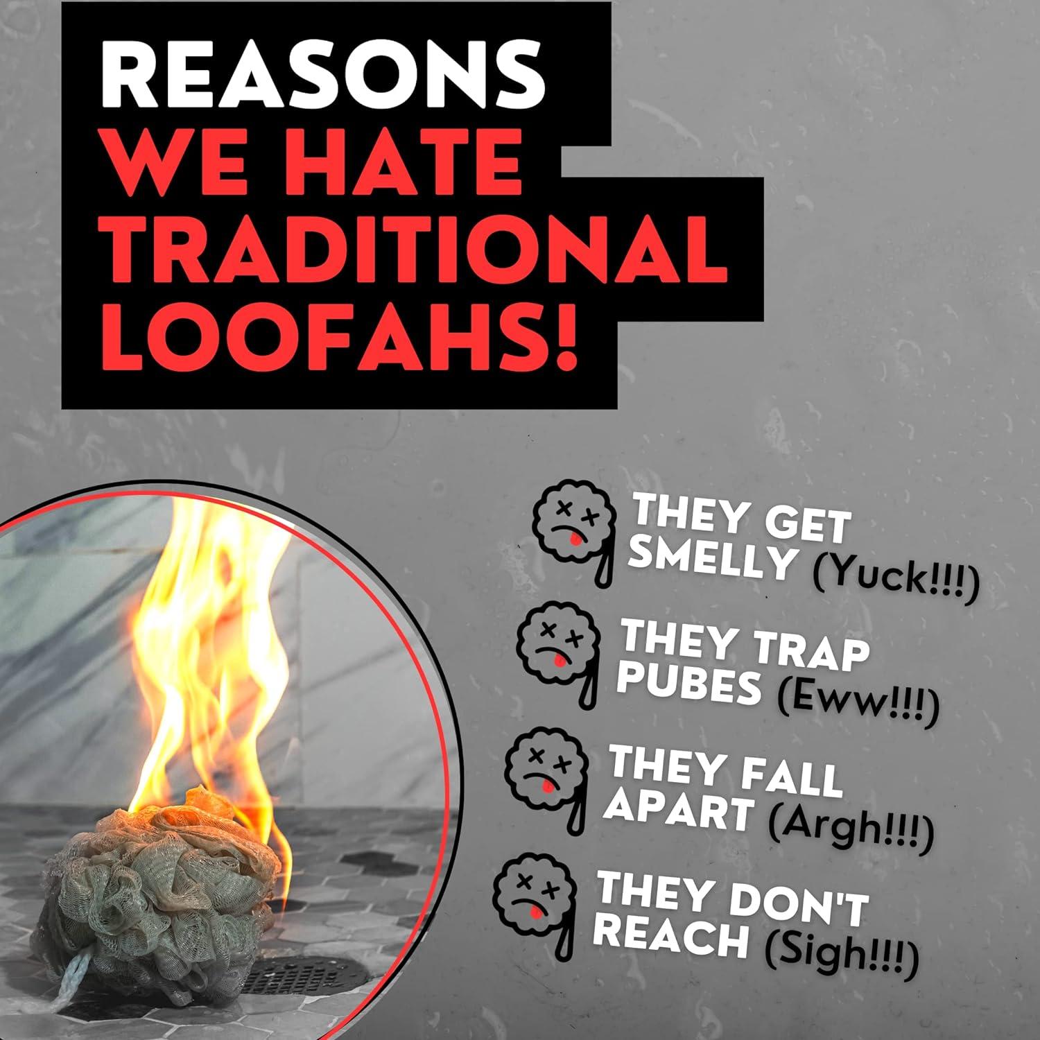 Paño Exfoliante Extra Grueso Bye Bye Loofah - 2 Unidades