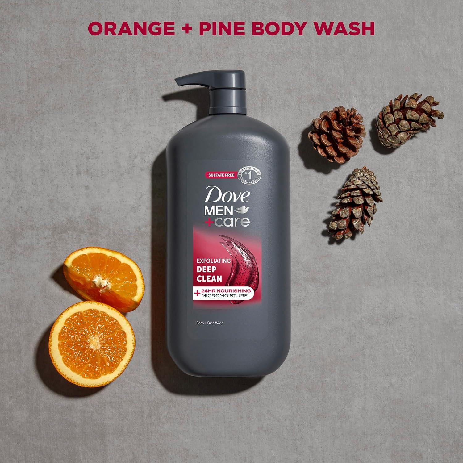 Gel de Ducha Exfoliante Dove Men+Care 887 ml Limpieza Profunda