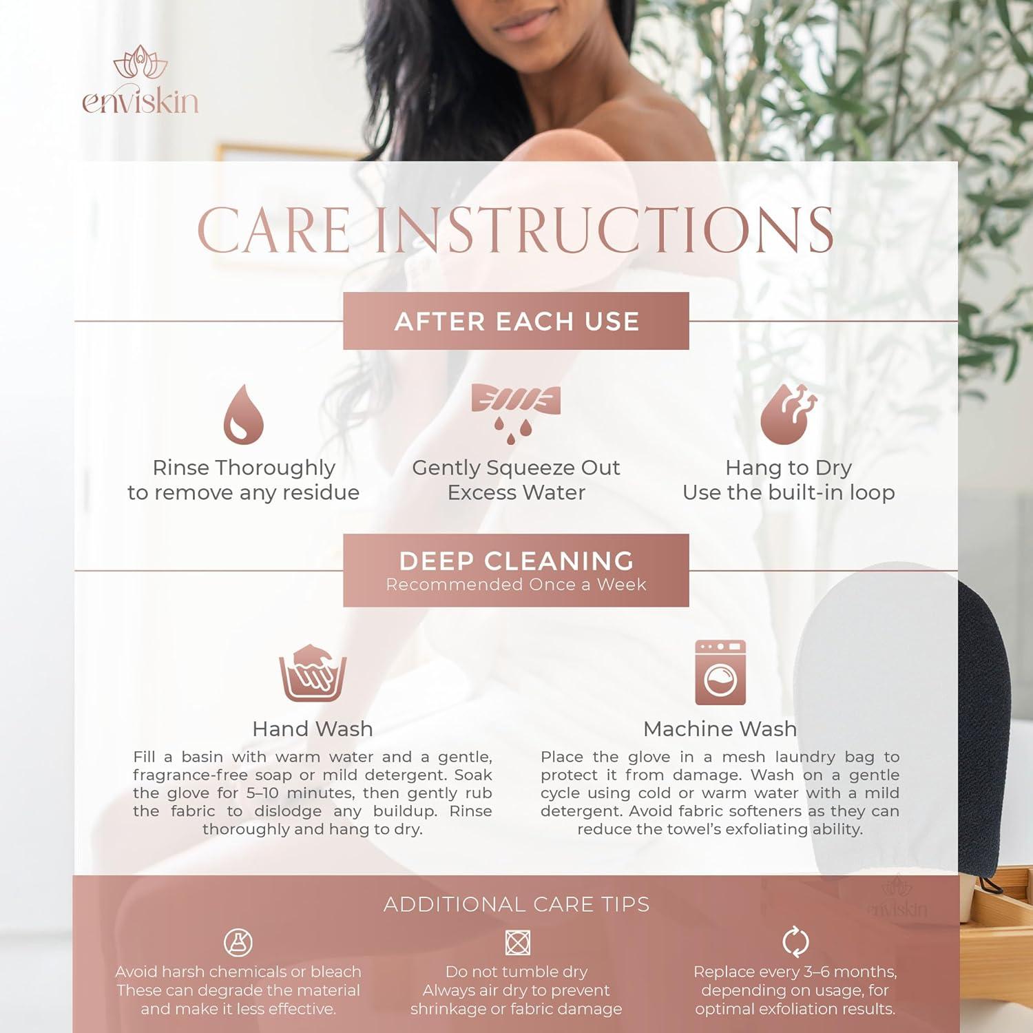 Guante Exfoliante Corporal Dermaglow Rosa - 1 Cuenta