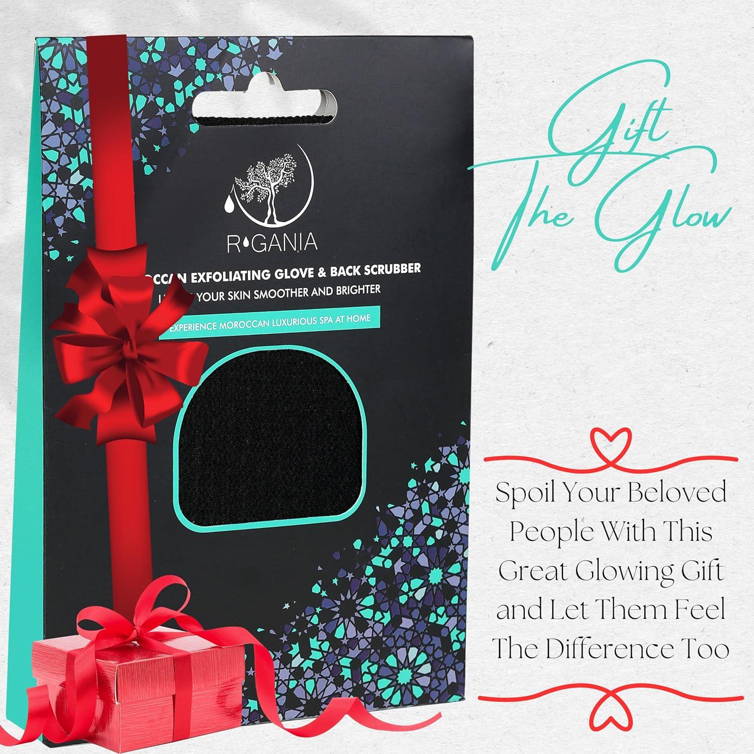 Guante Exfoliante R'GANIA para Cuerpo y Cepillo Espalda