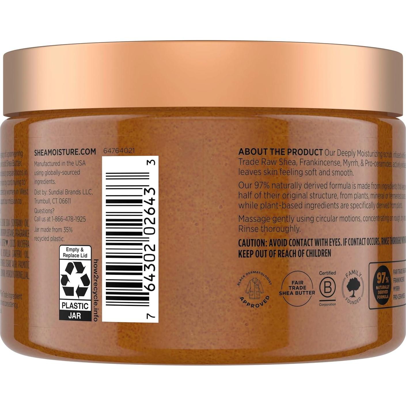 Exfoliante Corporal SheaMoisture Manteca de Karité 340g