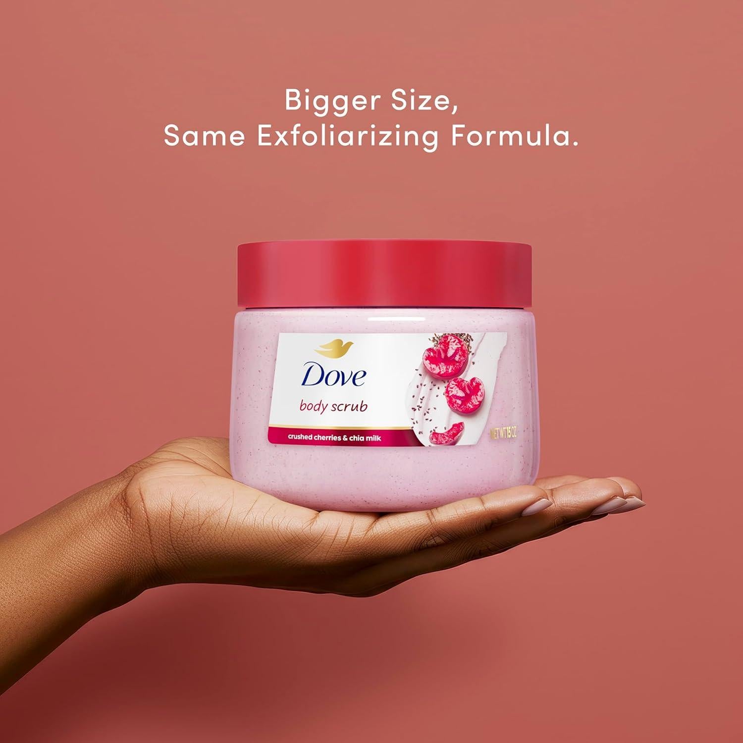 Exfoliante Corporal Dove Cereza y Chía 425 g Hidratante