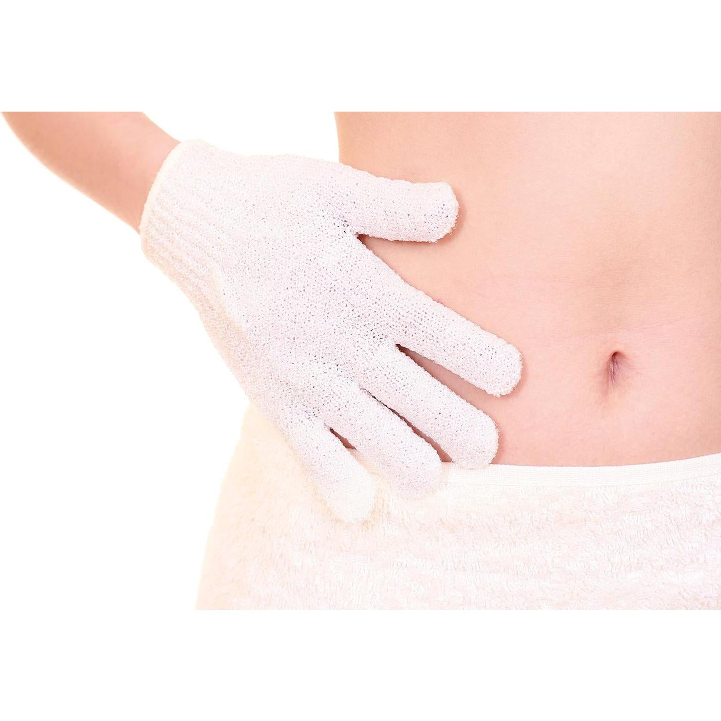 Guantes Exfoliantes Linda - Paquete de 4, Talla Única