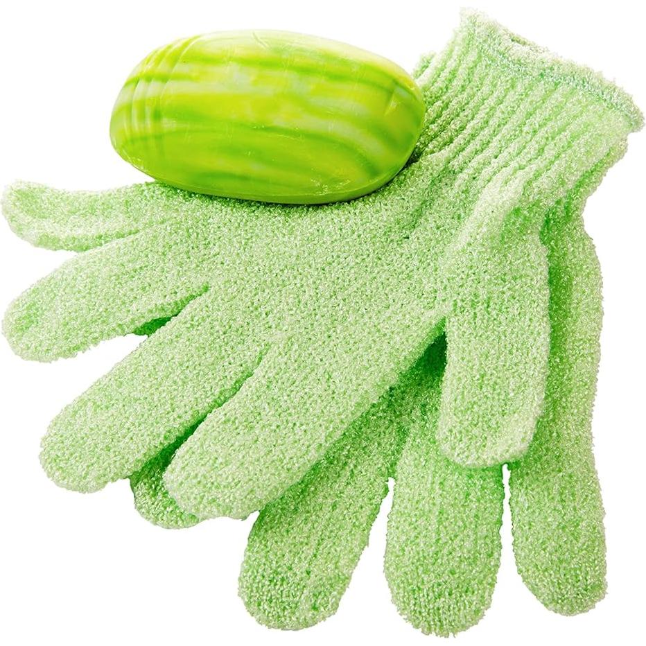 Guantes Exfoliantes Linda - Paquete de 4, Talla Única