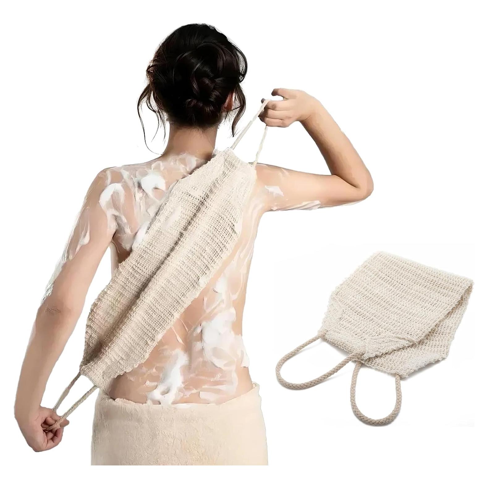 Esfregador Corporal Exfoliante MARRASSA Beige 83,82 cm
