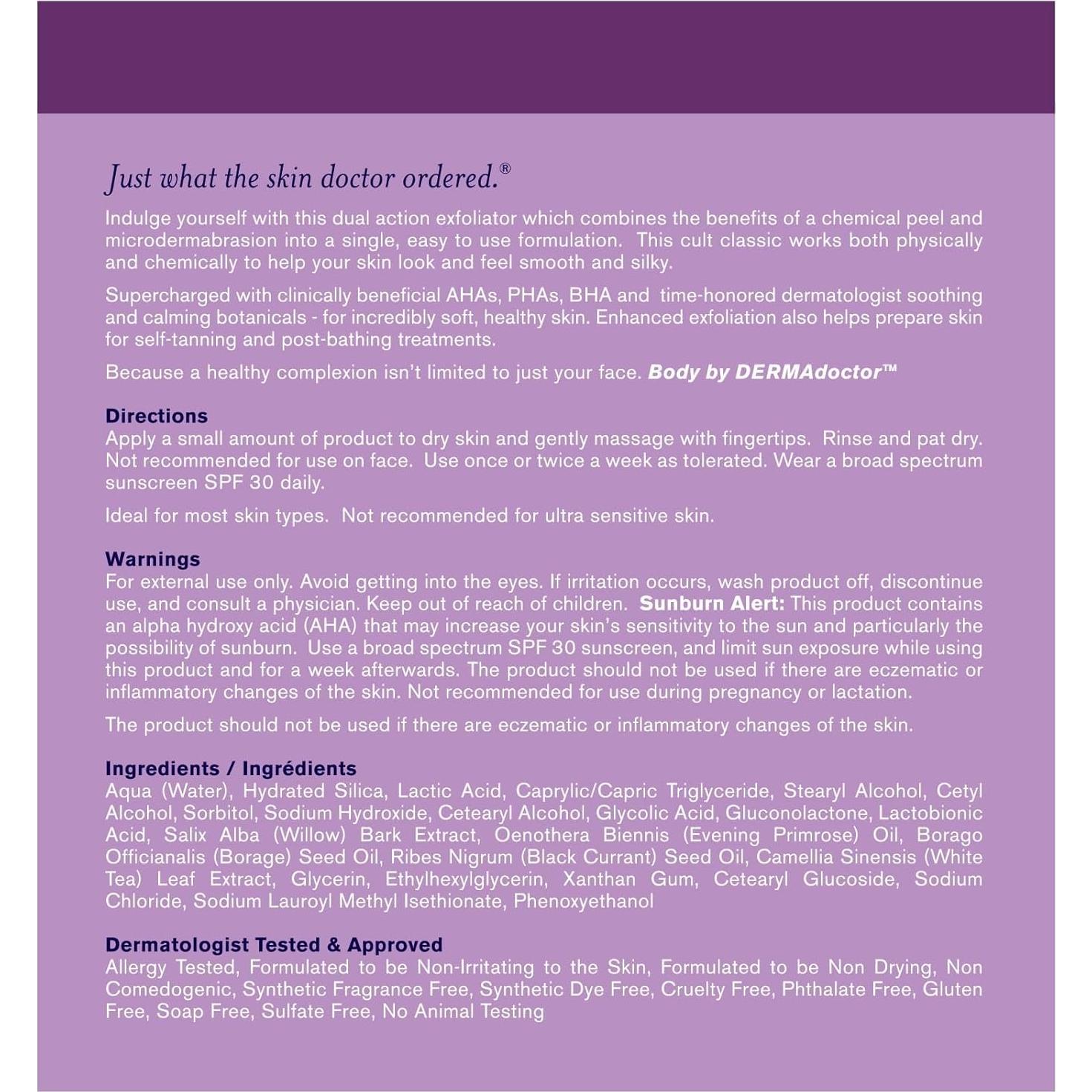 Exfoliante Corporal DERMAdoctor KP Bump Eraser 473 ml