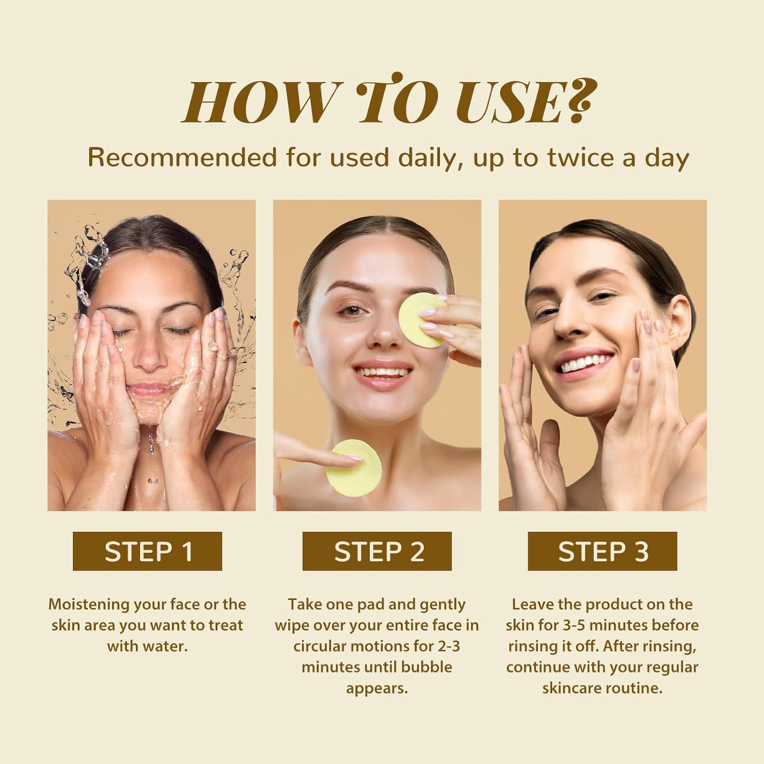 Almohadillas Exfoliantes ANAI RUI con Ácido Kójico y Cúrcuma 50 PCS