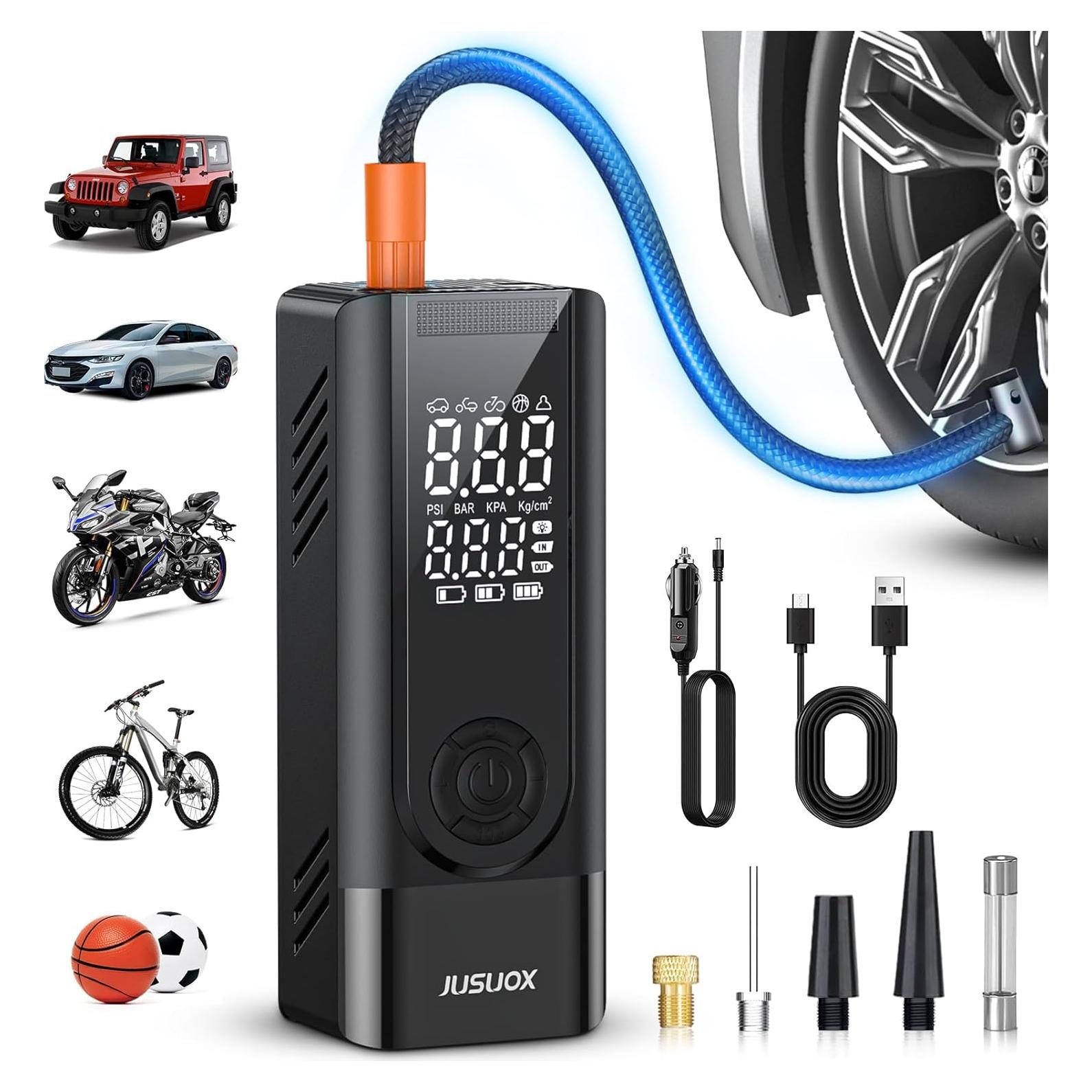 Compresor de Aire JUSUOX CZK-5642 150 PSI Portátil Inalámbrico