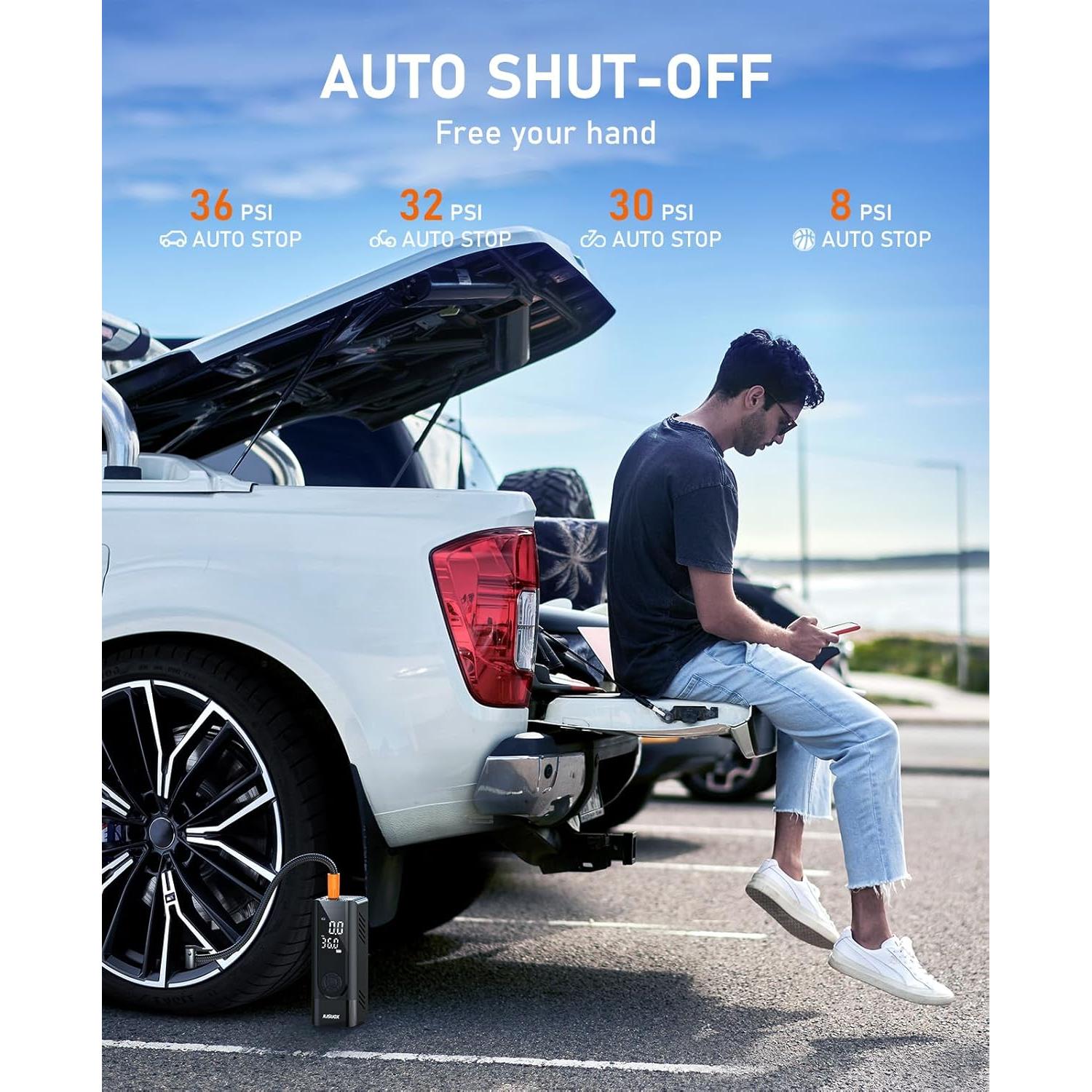Compresor de Aire JUSUOX CZK-5642 150 PSI Portátil Inalámbrico