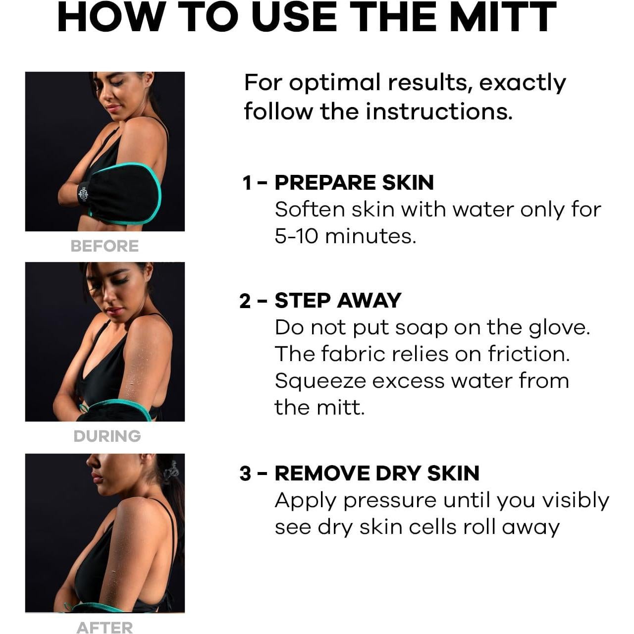 Conjunto Exfoliante Corporal Dermasuri - Mitón y Cepillo