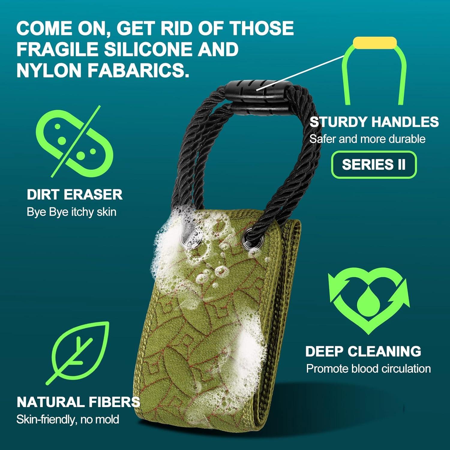 Esfregador Exfoliante Dodiff para Espalda 97.79 cm Verde