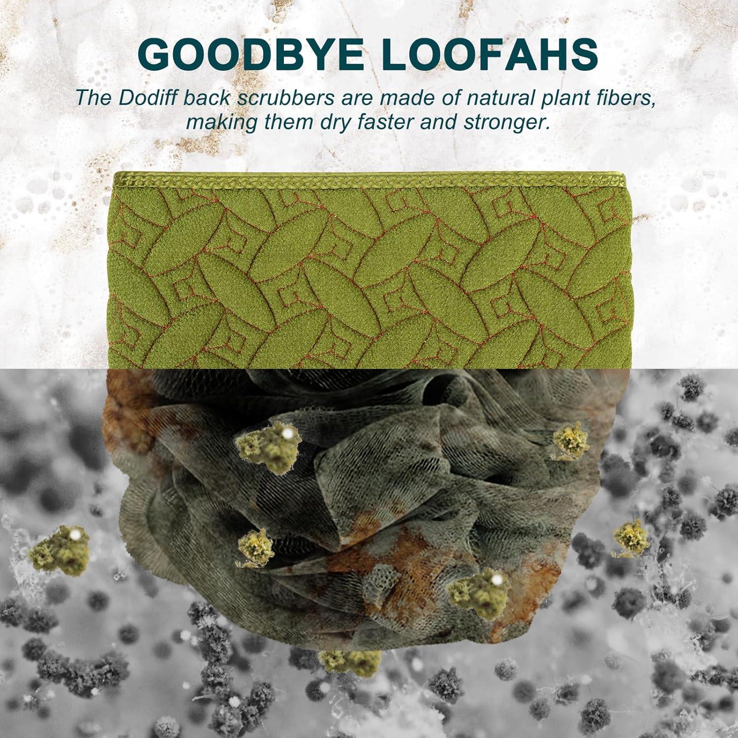 Esfregador Exfoliante Dodiff para Espalda 97.79 cm Verde