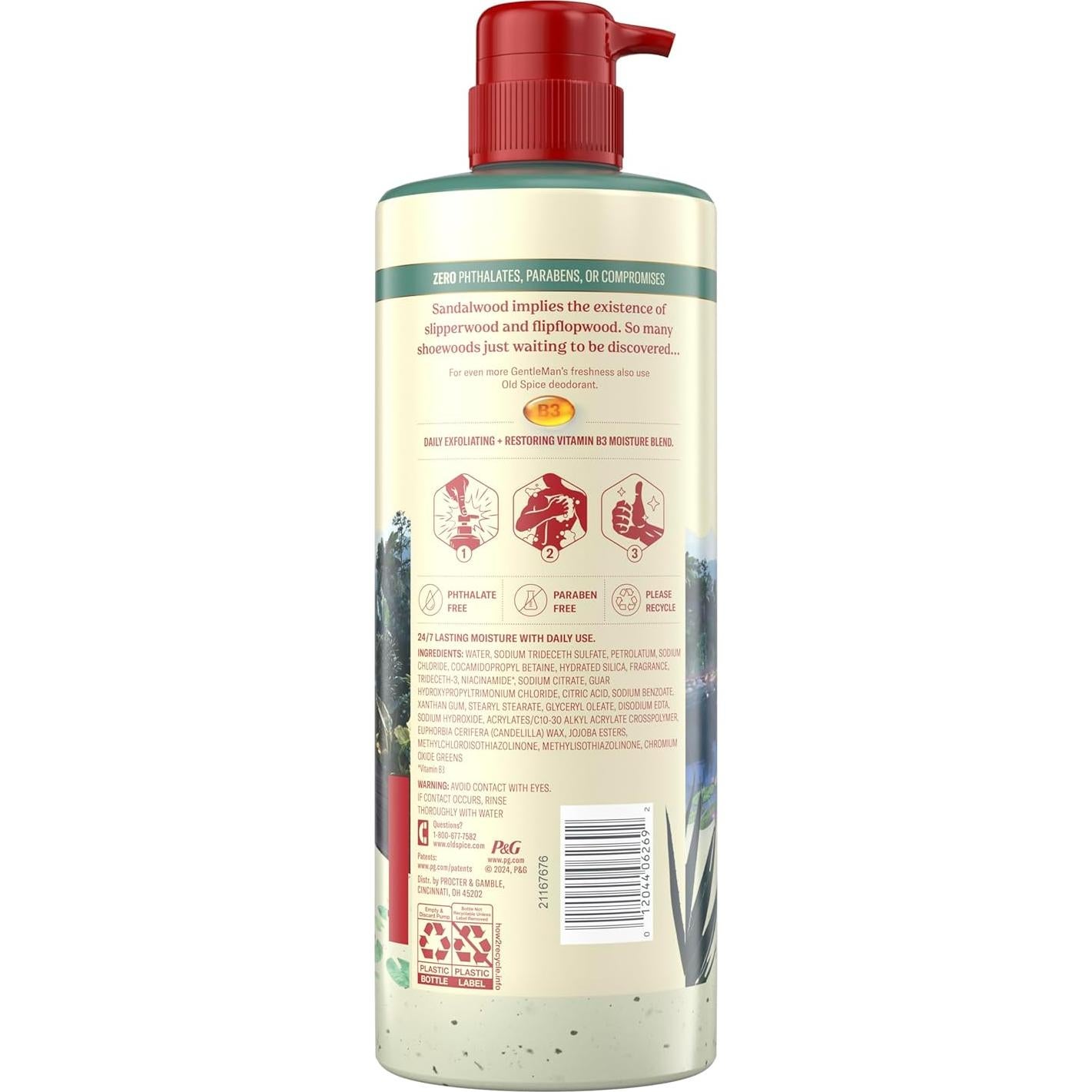 Gel de Ducha Hidratante Old Spice GentleMan's 737ml