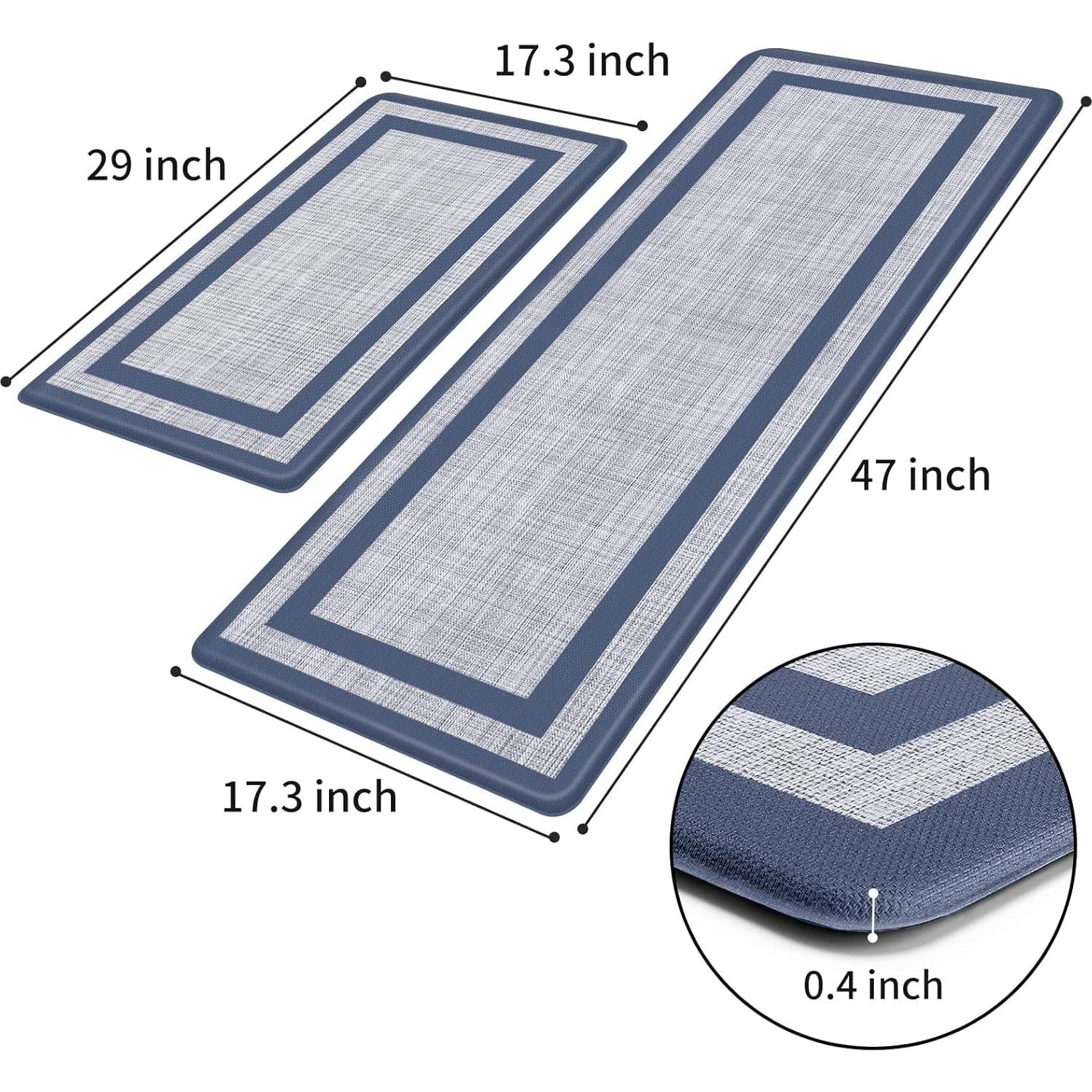 Alfombra de Cocina Mattitude 2 PCS Antifatiga Antideslizante