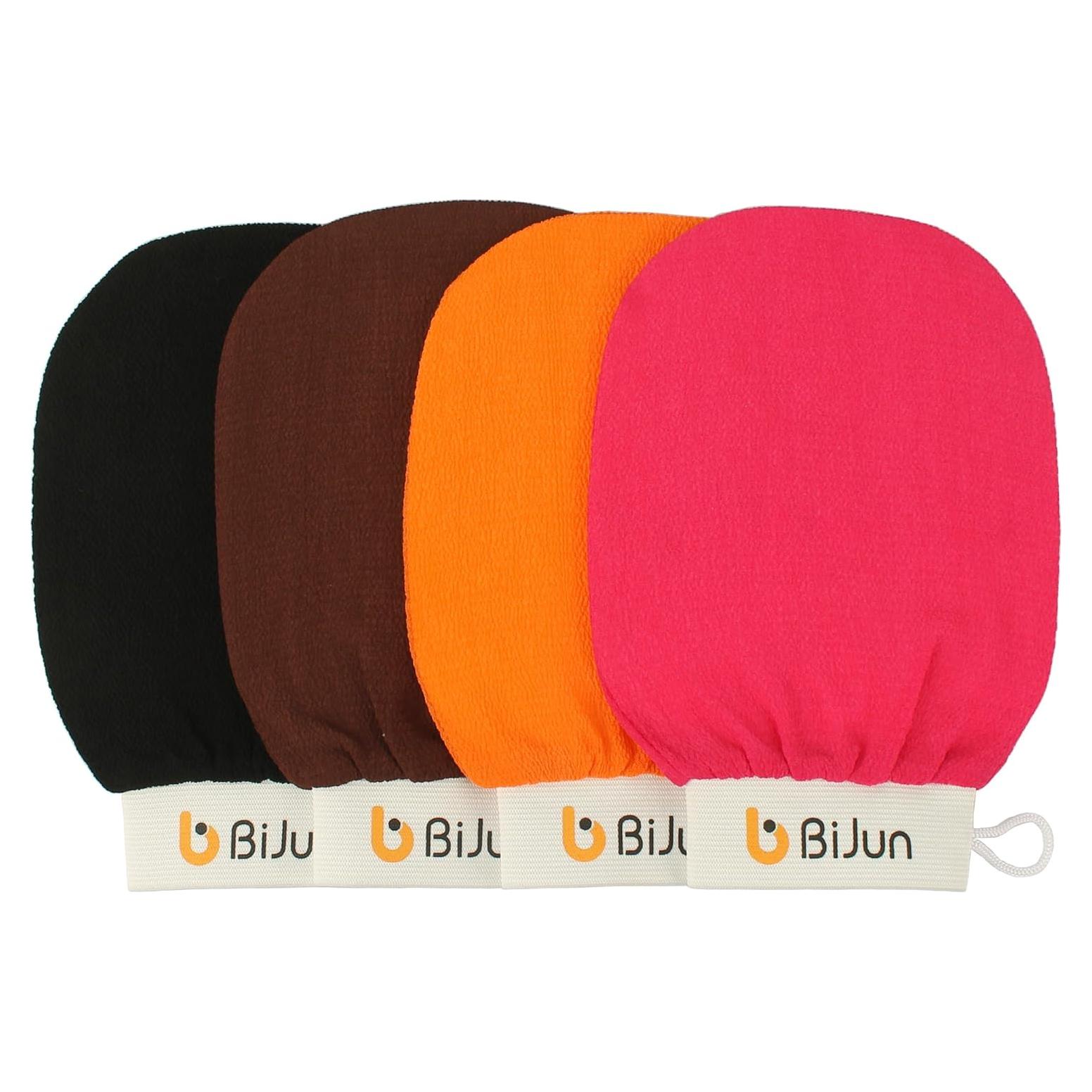 Guantes Exfoliantes BiJun Kessa - 4 Colores para Ducha