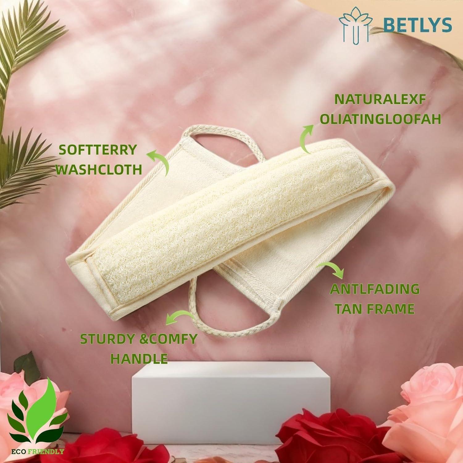 Set de 3 Esponjas de Lufa Natural BETLYS Exfoliantes