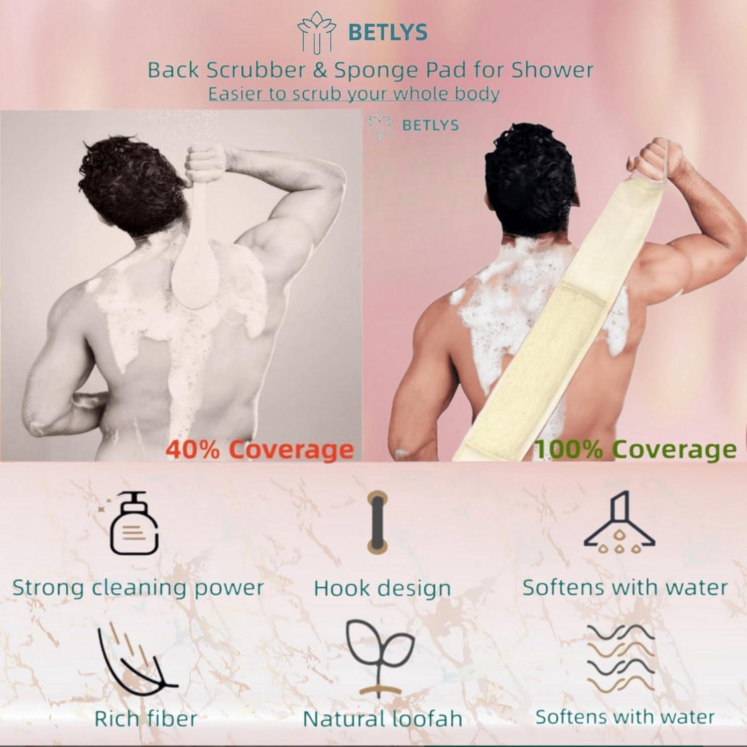 Set de 3 Esponjas de Lufa Natural BETLYS Exfoliantes