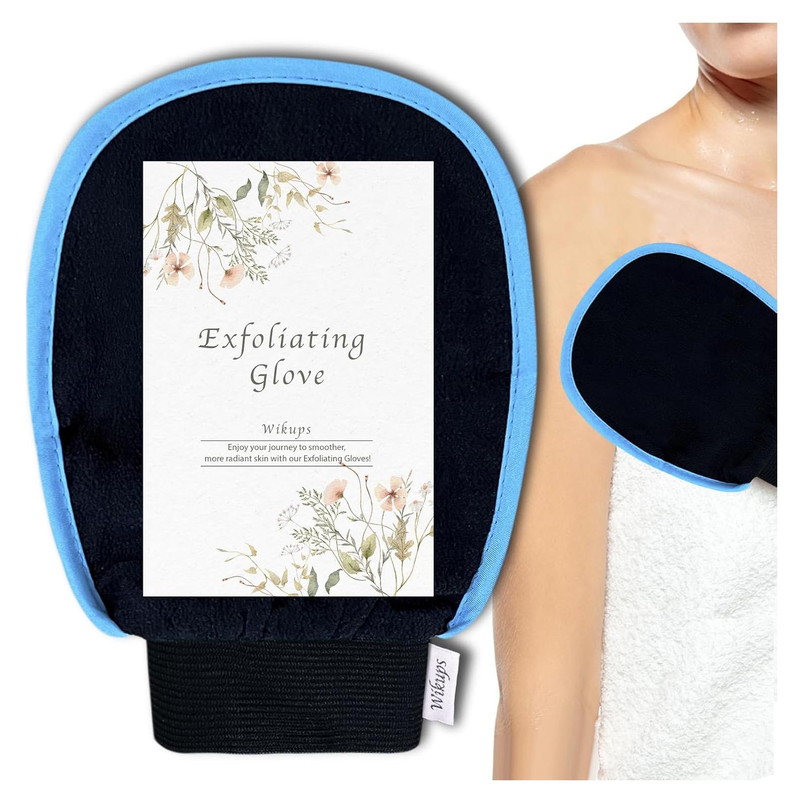 Mitón Exfoliante Corporal Coreano Wikups Negro 1 Pcs