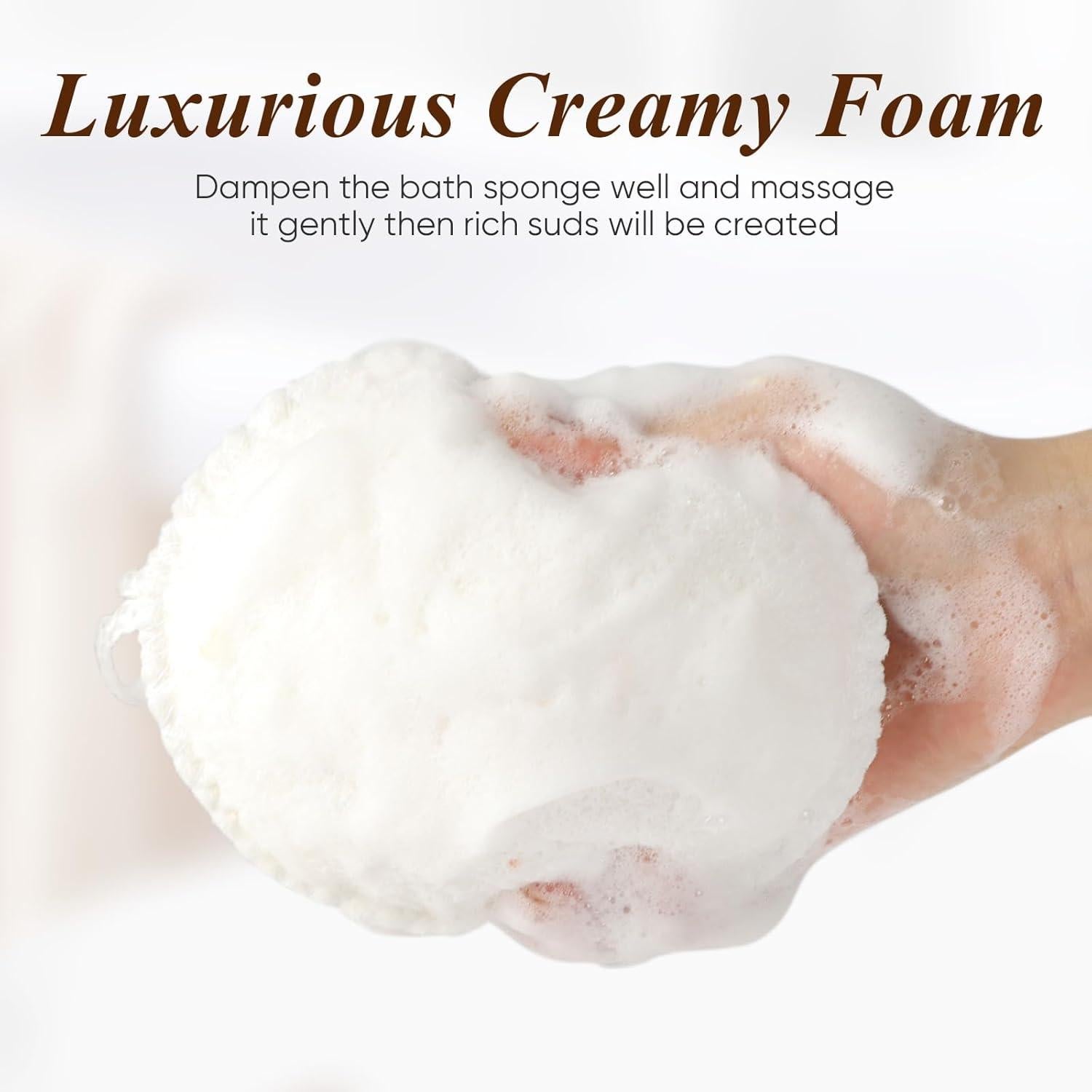 Esponja de Baño Bearona Exfoliante 2 Piezas 22x17 cm