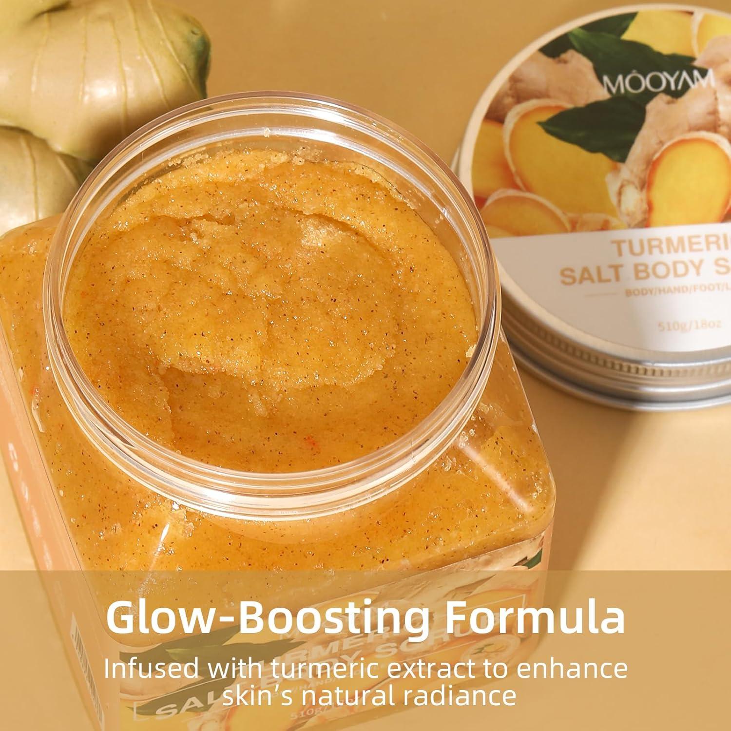 Exfoliante Corporal OUPEICHARM Sal Aguacate Cúrcuma 510g