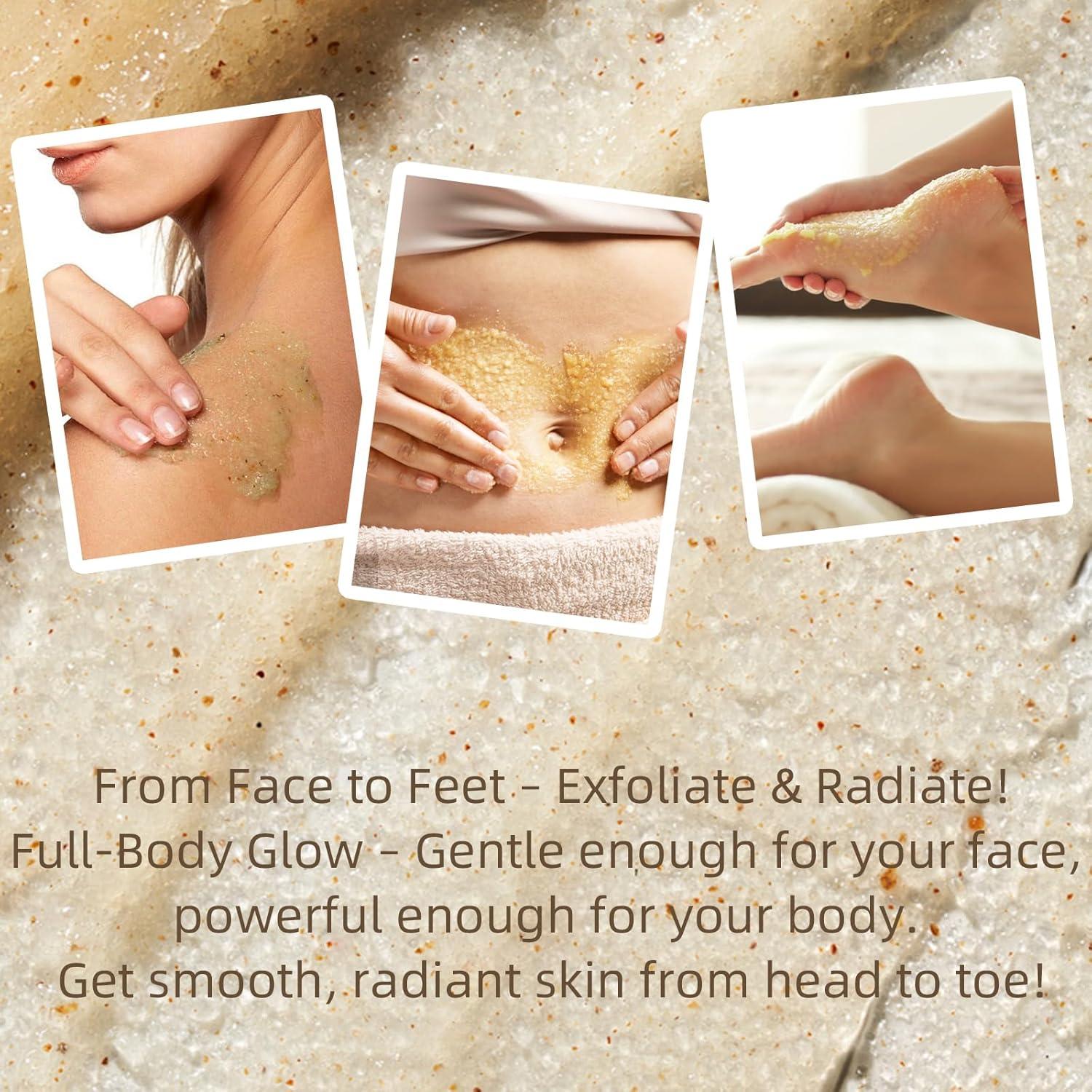 Exfoliante Corporal OUPEICHARM Sal Aguacate Cúrcuma 510g