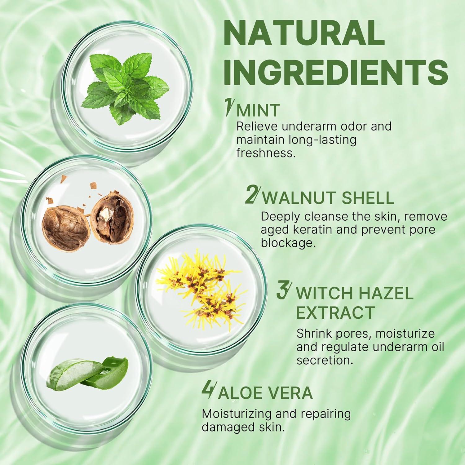 Exfoliante Detox Corporal CLYECFRA 200g Menta y Aloe Vera