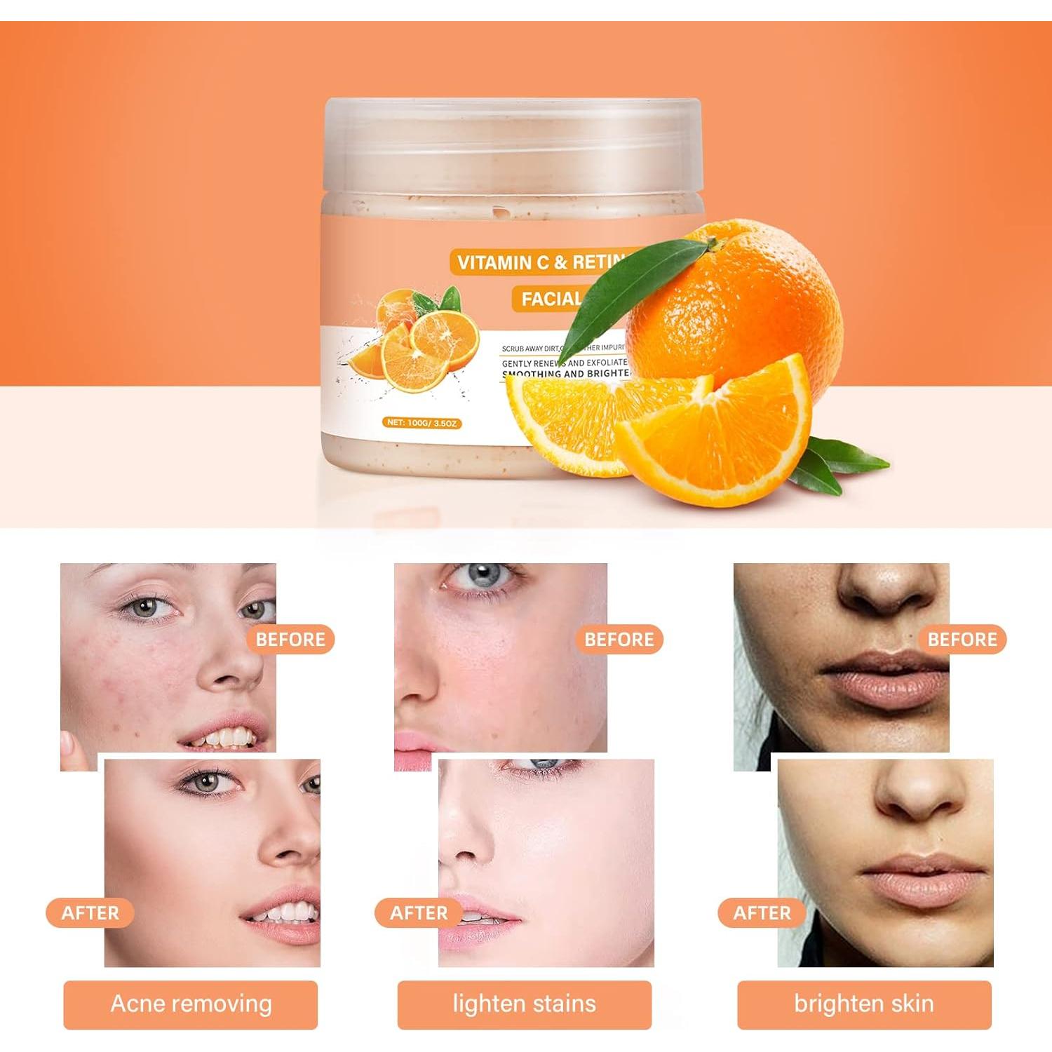 Exfoliante Facial y Corporal Vitamina C Retinol 99g