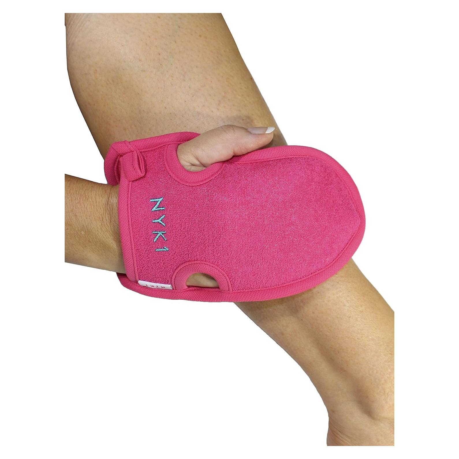 Guante Exfoliante NYK1 Rosa - Microdermoabrasión en Casa